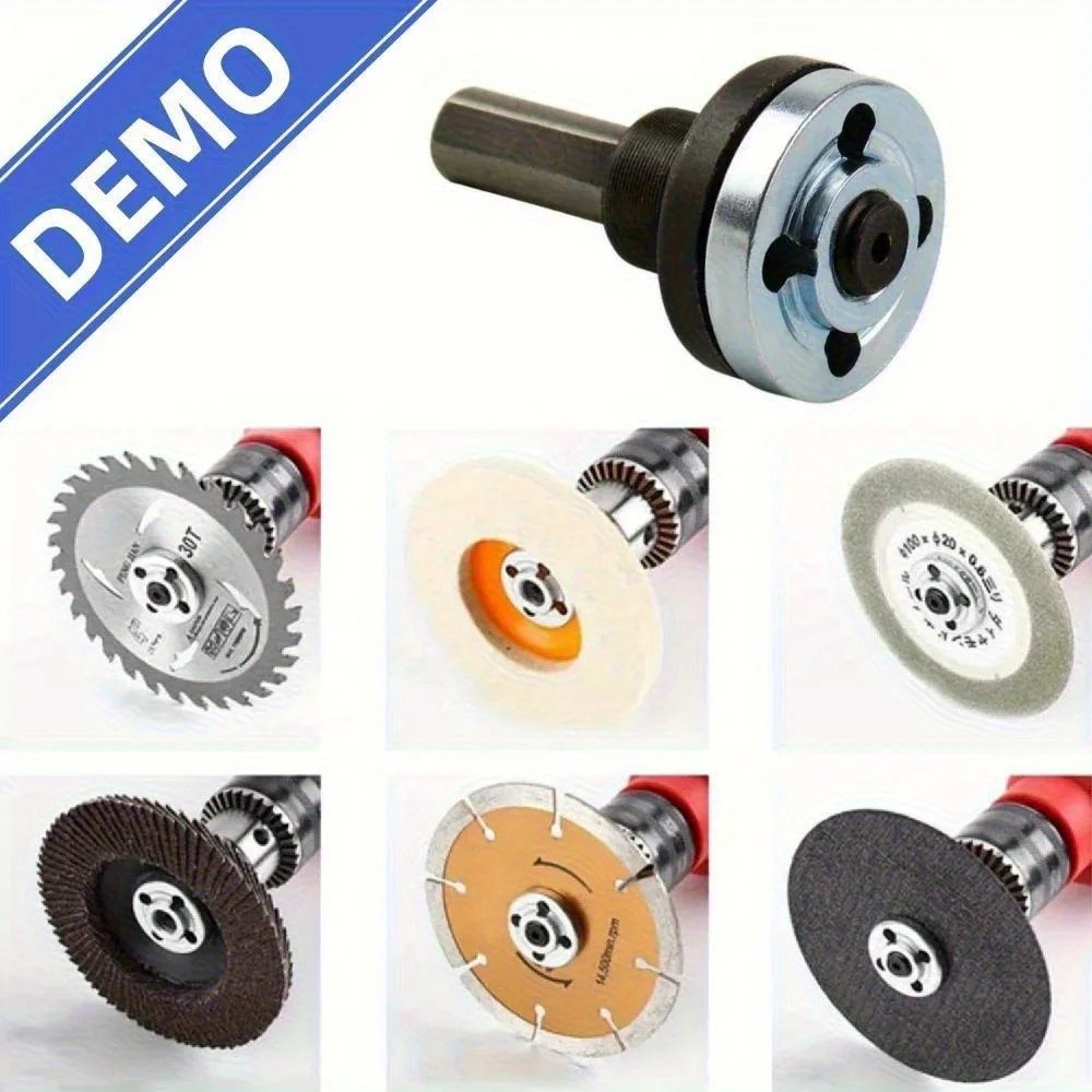 1Set 10mm Drill to Angle Grinder Adapter Rod Conversion Kit with Wrench – NEW