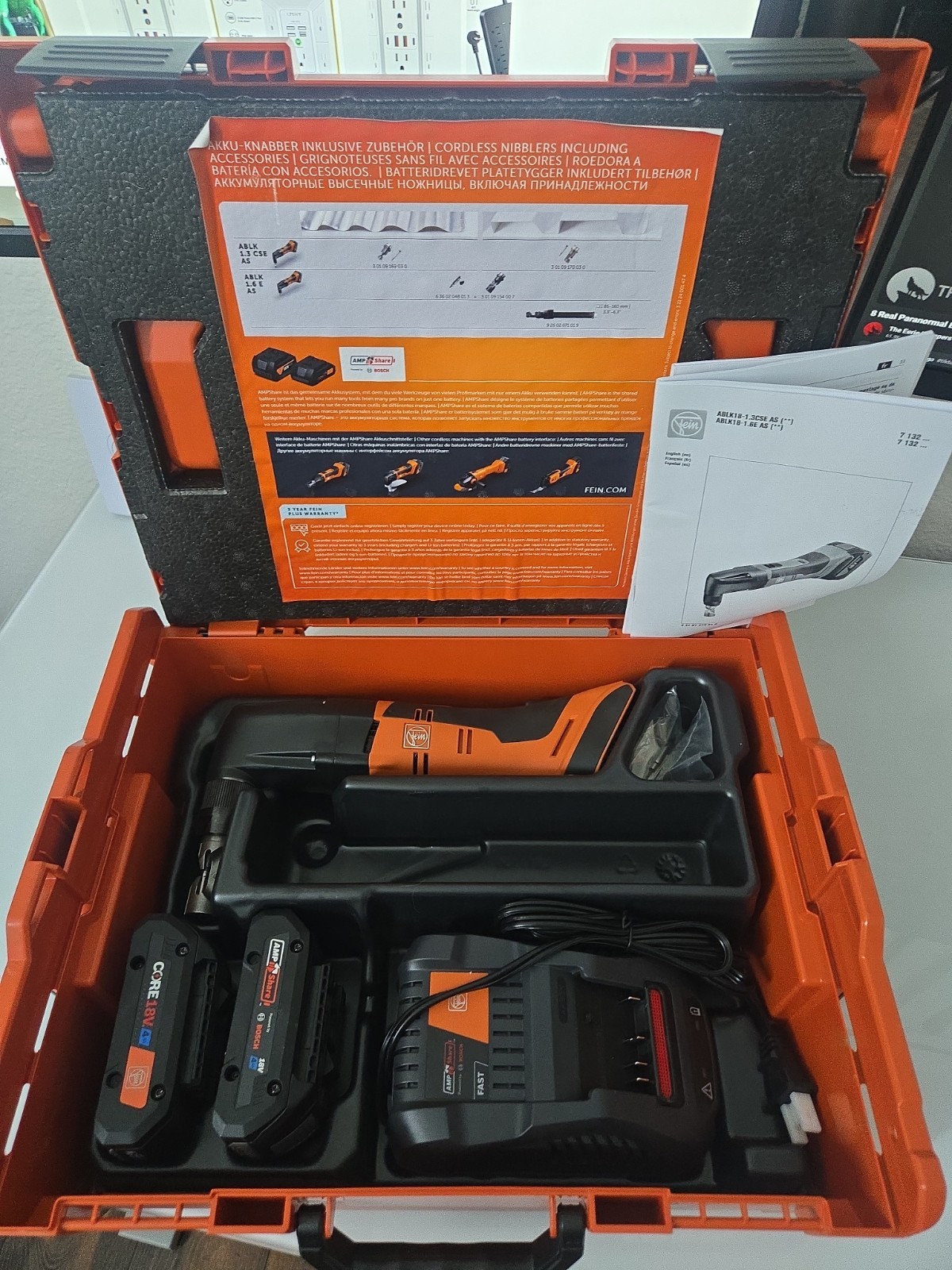 Fein Cordless Nibbler ABLK 18 1.6 E AS