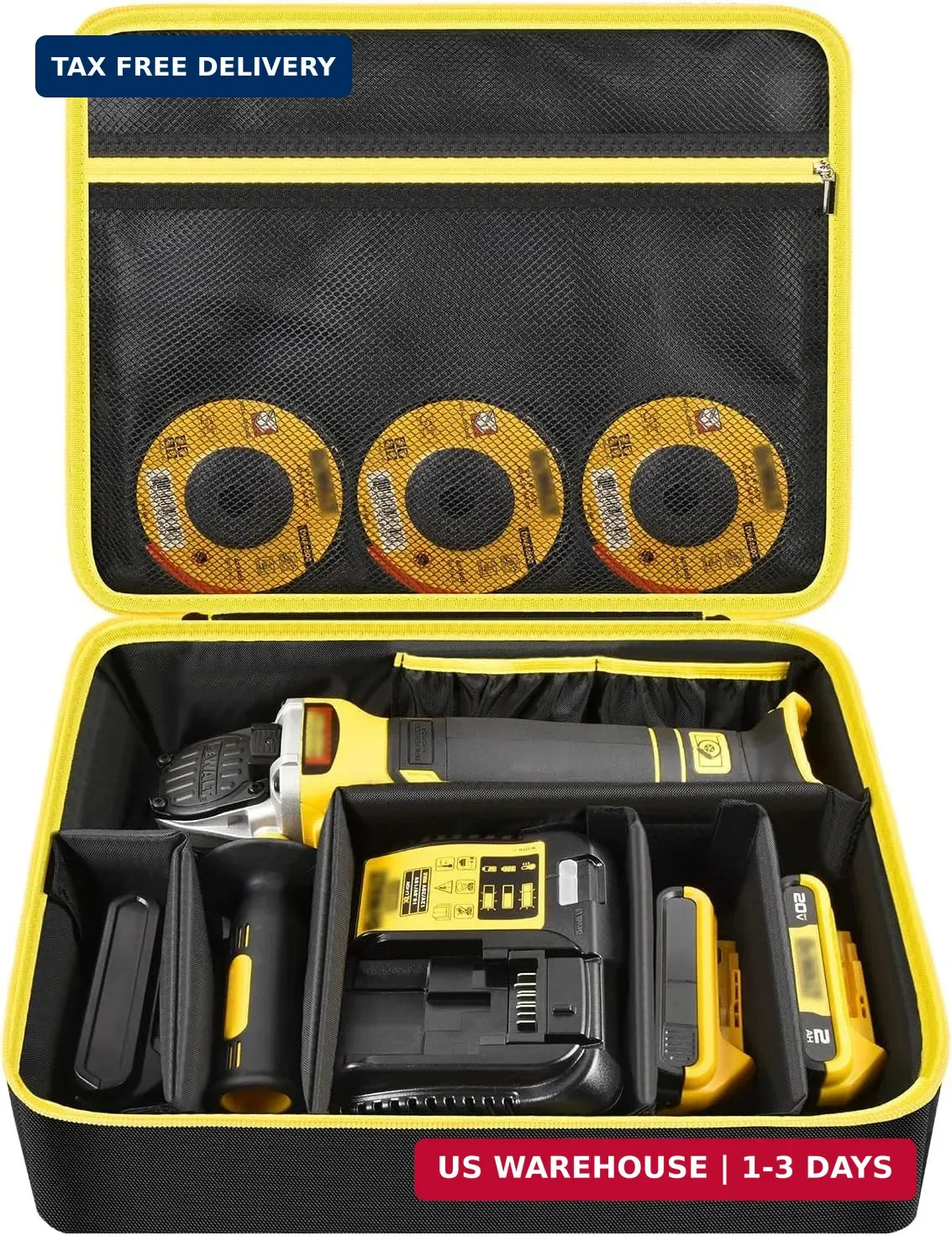 Bag Compatible with DEWALT 20V MAX* Angle Grinder Tool (DCG413B), Also Fit for F
