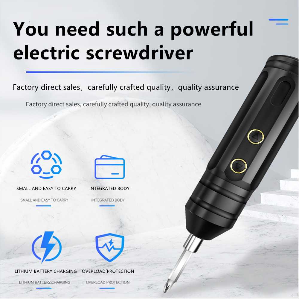 13 in 1 Rechargeable Wireless Cordless Electric Screwdriver Drill Set Power Tool