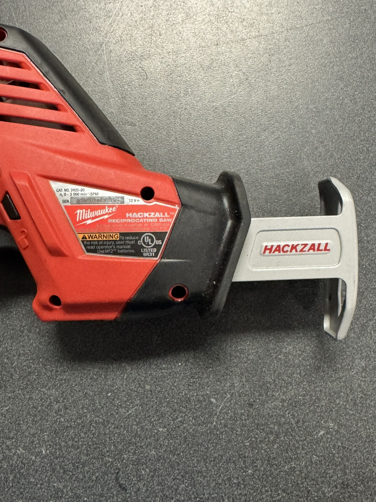 Milwaukee Hackzall With Battery And Charger 2420-20