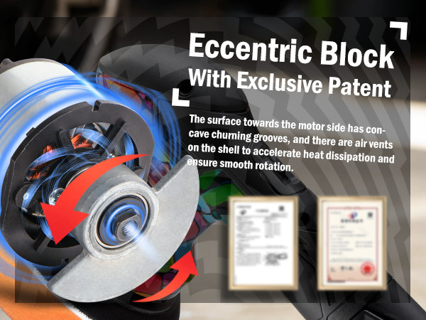 BATOCA S3 Cordless Car Polisher Dual Action Buffer Polishing Machine 2 Battery