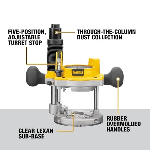 Router Kit Plunge Fixed Base 12A 24000 RPM Soft Start