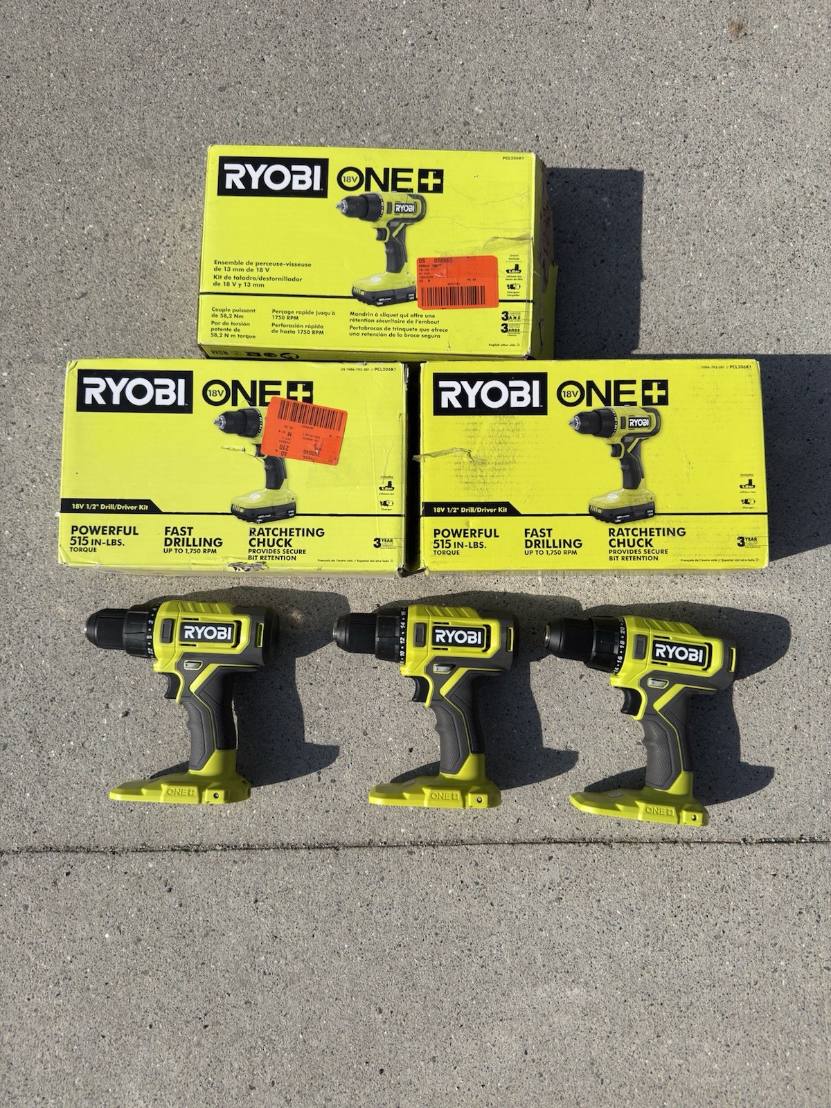 Ryobi One Plus PCL206 18V 1/2in