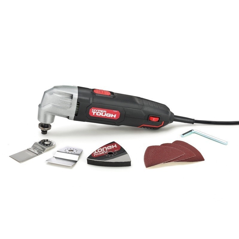 2.1 AMP Oscillating Multi Tool Variable Speed Compact Design Blades Sandpaper US