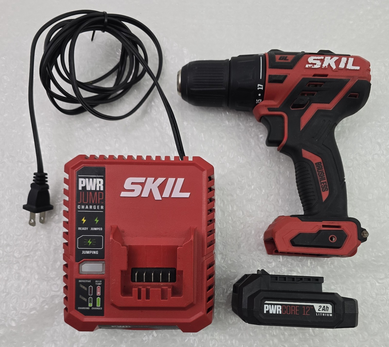 SKIL PWR CORE 12 Brushless 12V 1/2 Inch Cordless Drill Driver DL529001