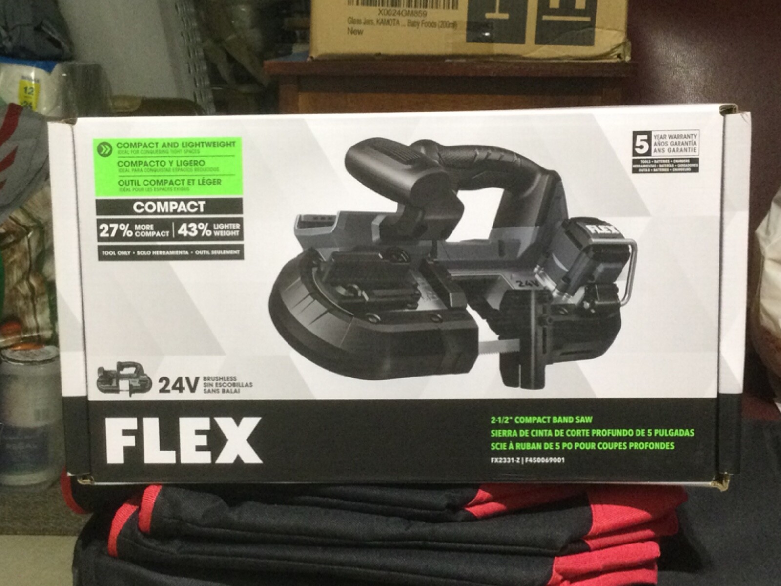 FLEX COMPACT 24 Volts 2.5-in Portable Band Saw (Tool only)
