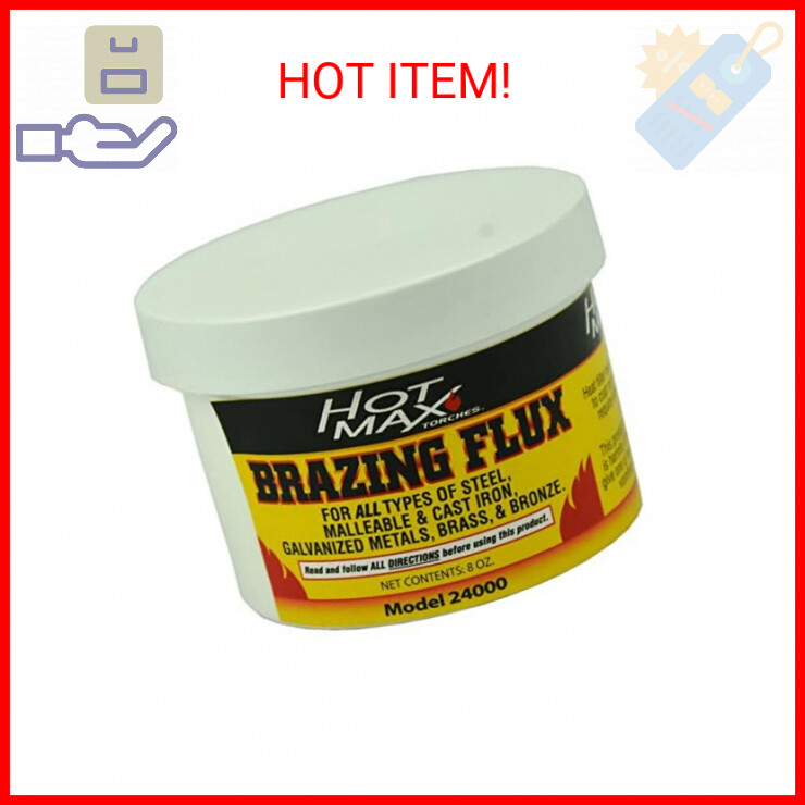 Hot Max 24000 Brazing Flux Powder, 8-Ounce
