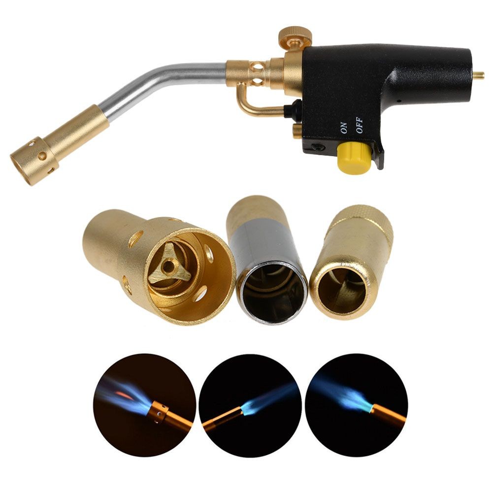 Plumbing Welding Torch Mapp Blow Torch Soldering Brazing Kit Set Propane Gas US