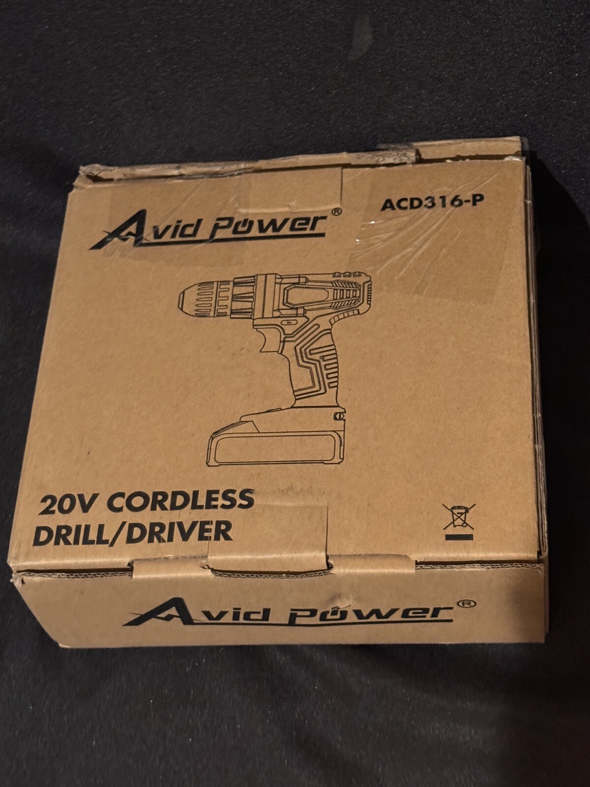 AVID POWER ACD316-P 20V Cordless Drill Set With Battery And Charger — Pink