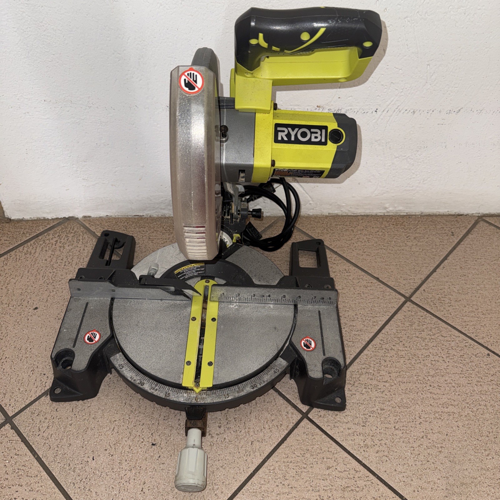 Ryobi TS1346T 14 Amp 10 inch Compound Miter Saw w/ 2 blades Blades