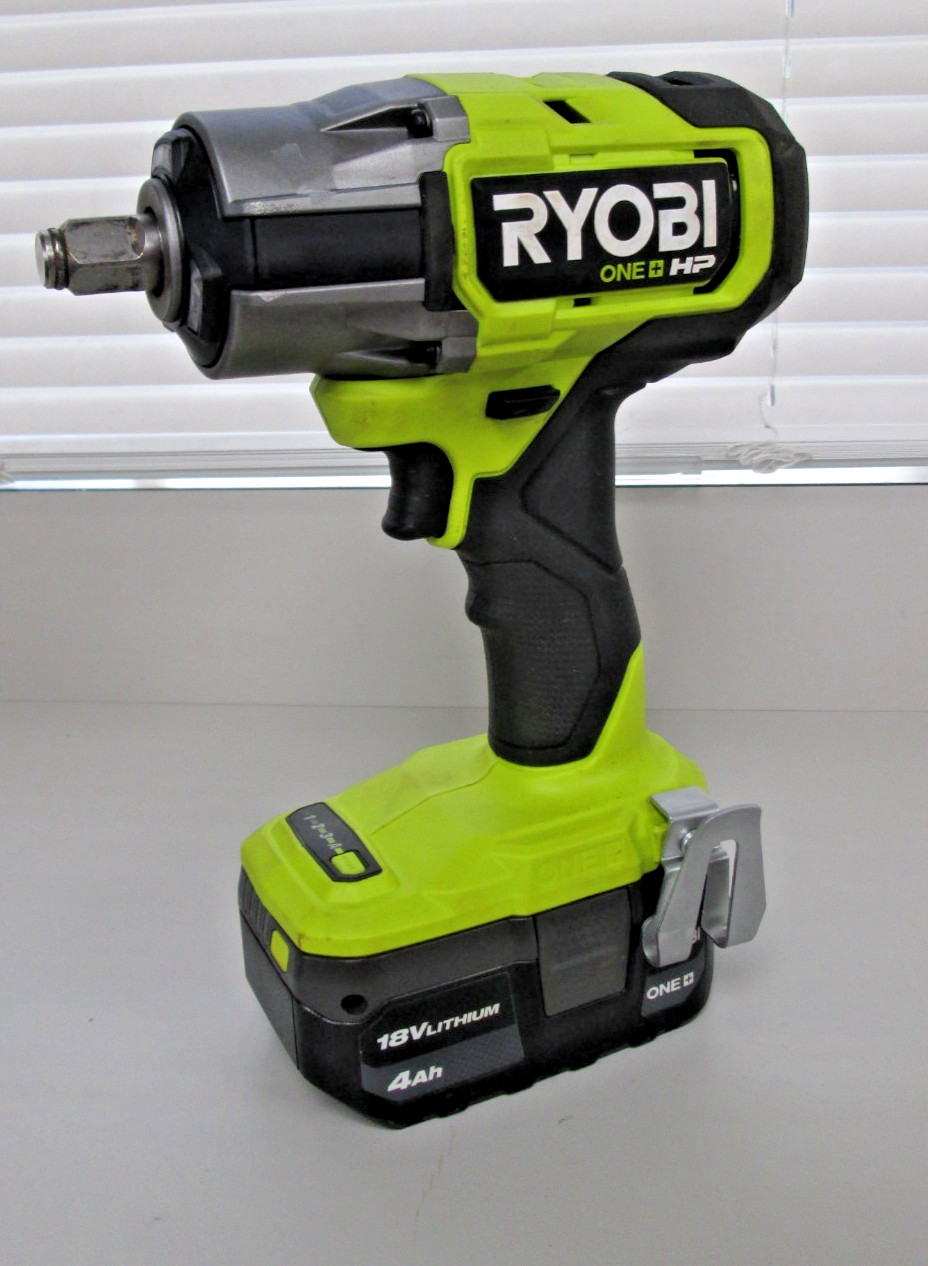 Ryobi P262 ONE+ HP Brushless Impact Wrench w/ 4ah Battery