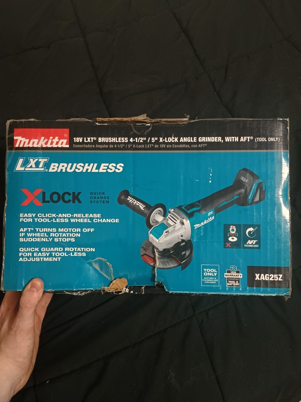 Makita 5&Prime; 18V angle grinder cordless/brushless (XAG25Z)