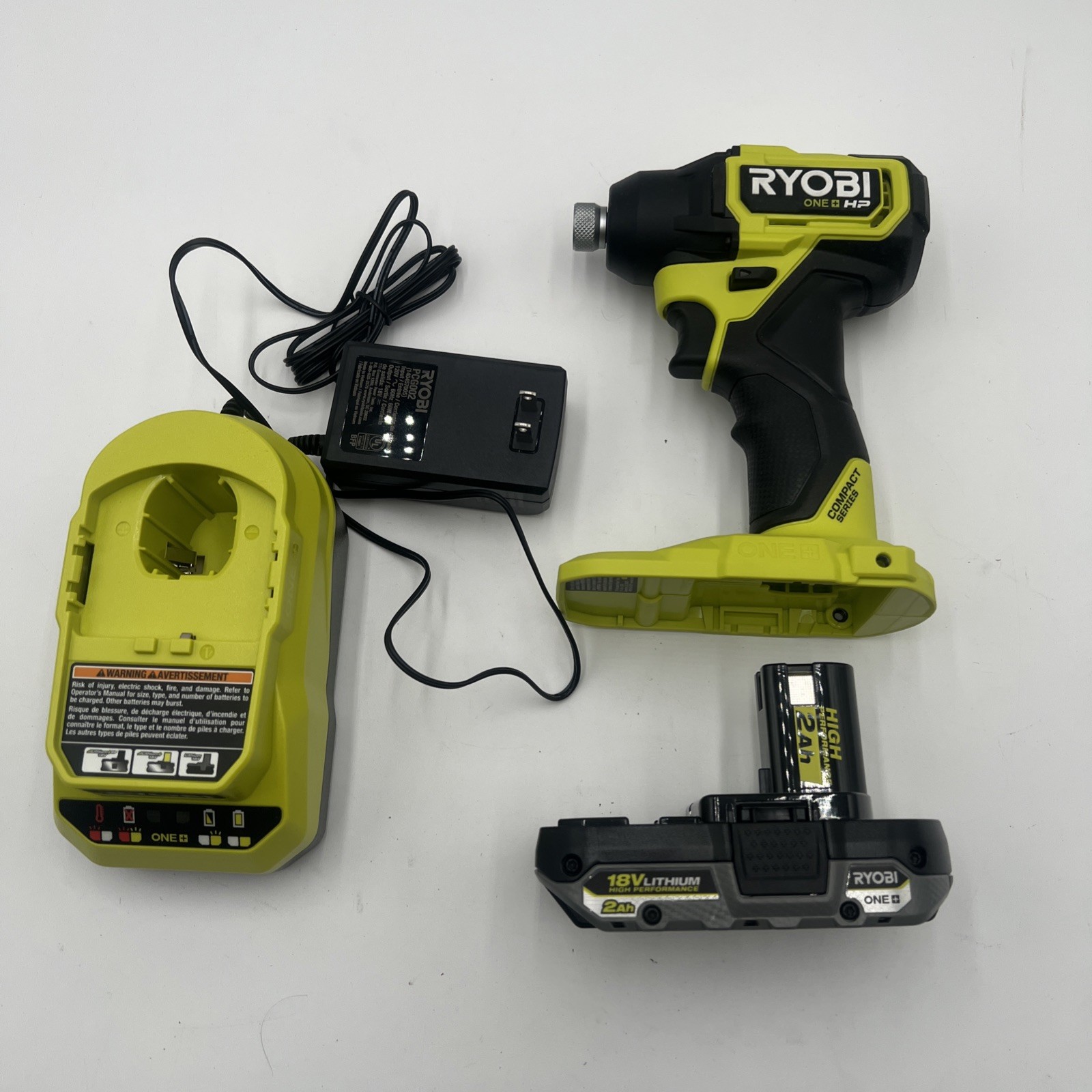 RYOBI ONE+ HP 18V Brushless Compact Impact Driver Kit w/ 2.0 Ah HP Battery