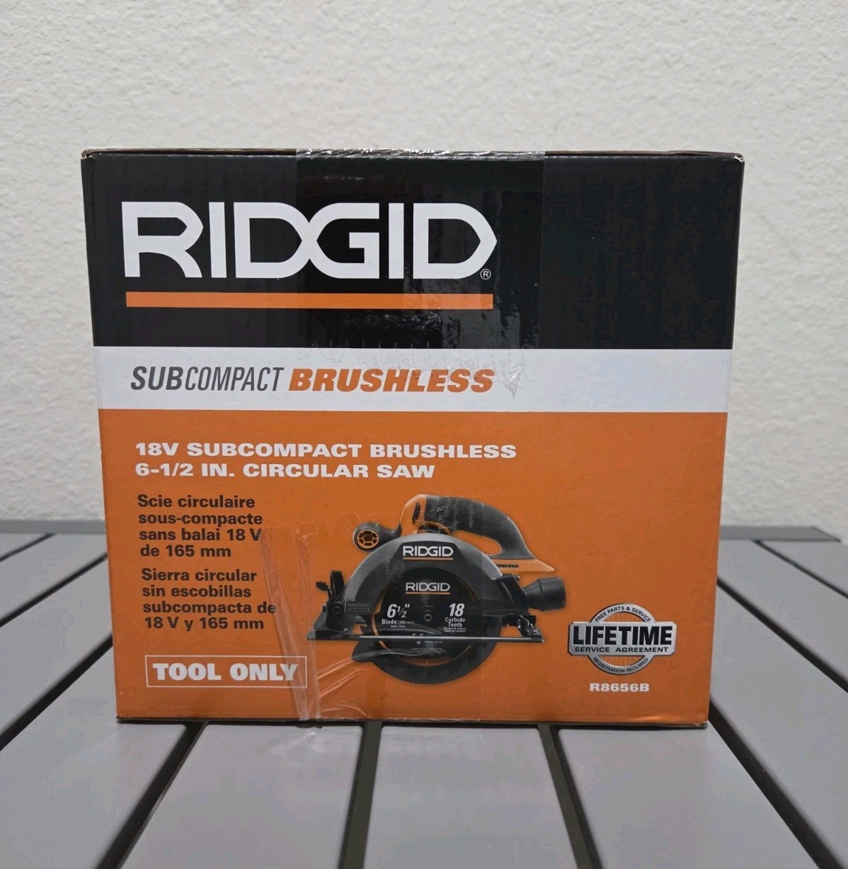 RIDGID 18V SubCompact Brushless 6 1/2&Prime; Circular Saw – Tool Only