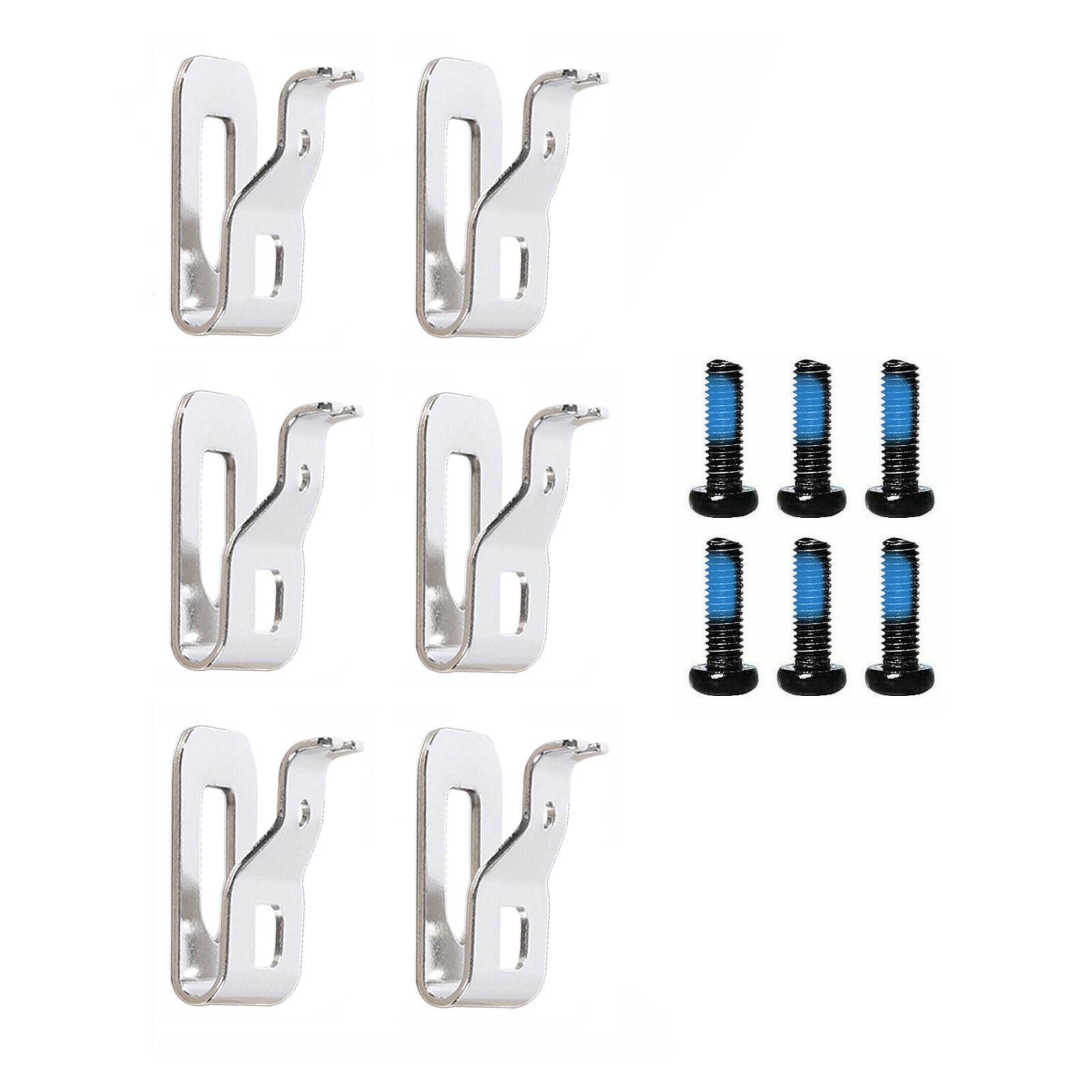 6Pcs Belt Clip Hooks For DeWalt 20V Drill Driver N268241 N169778 DCD980 DCD985 G