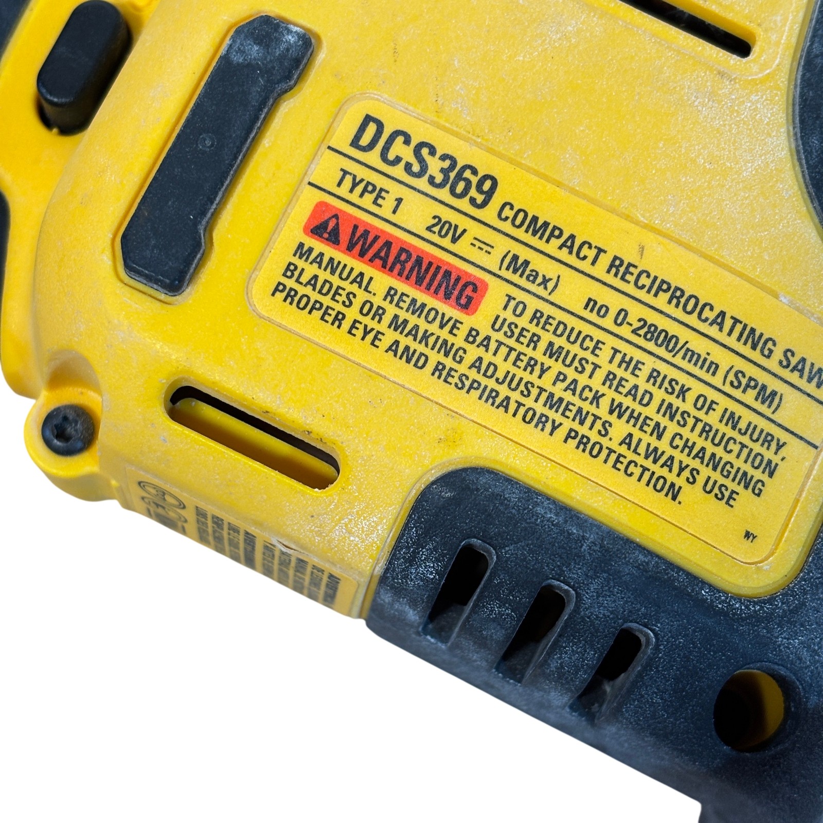 DeWalt DCS369 ATOMIC 20V MAX Brushless Cordless Compact Reciprocating Saw EQ25