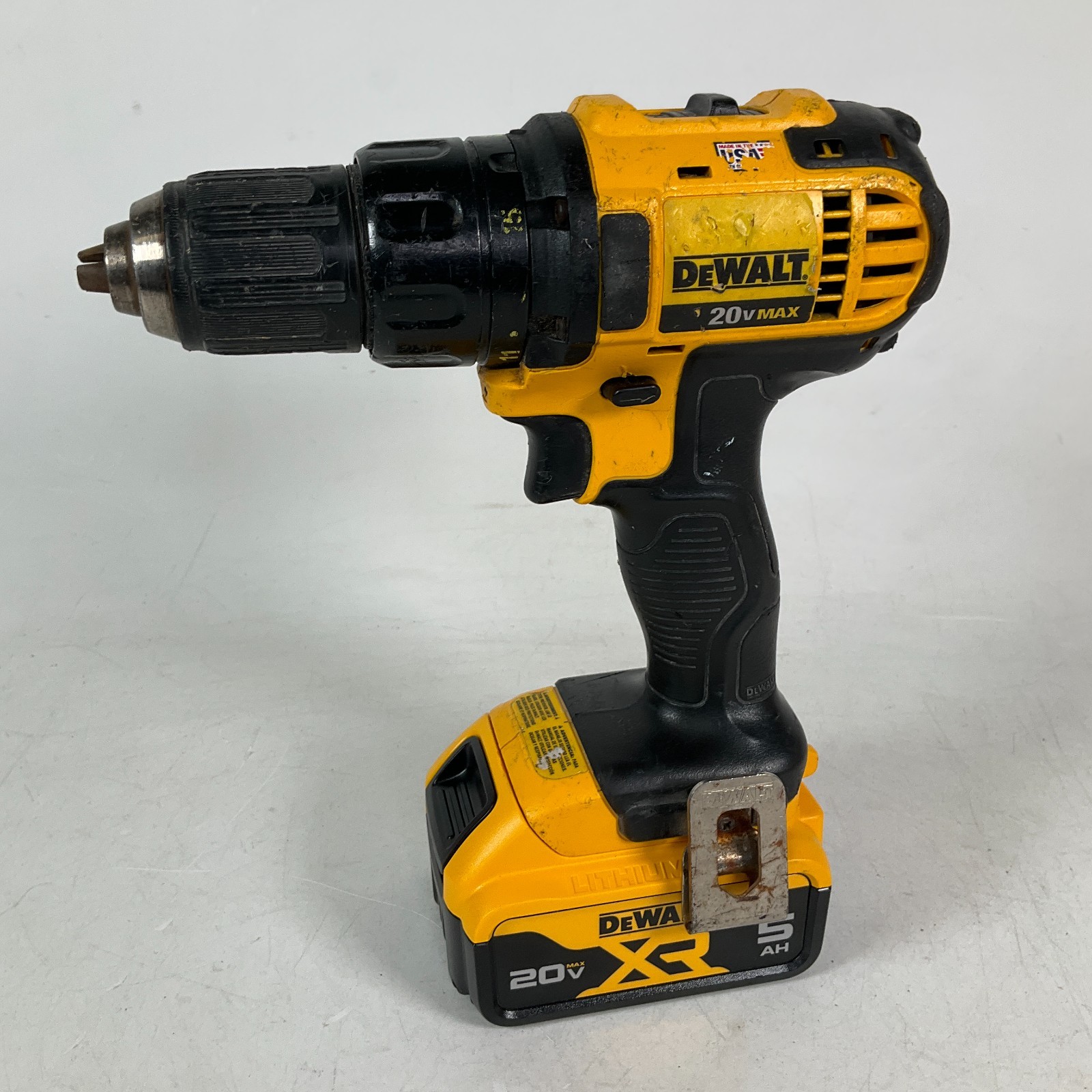 DeWalt DCD780 20V Max 1/2&Prime; Cordless Drill/Driver with 5Ah Battery