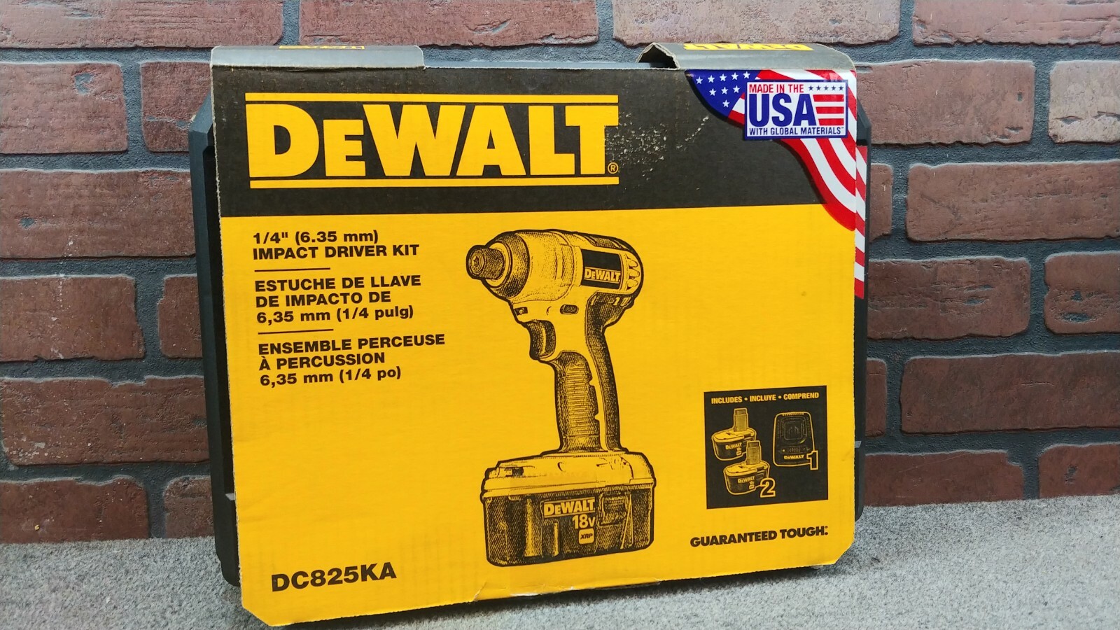 Dewalt DC825KA/DC823KA Tool Kit Box Only -***NEW***