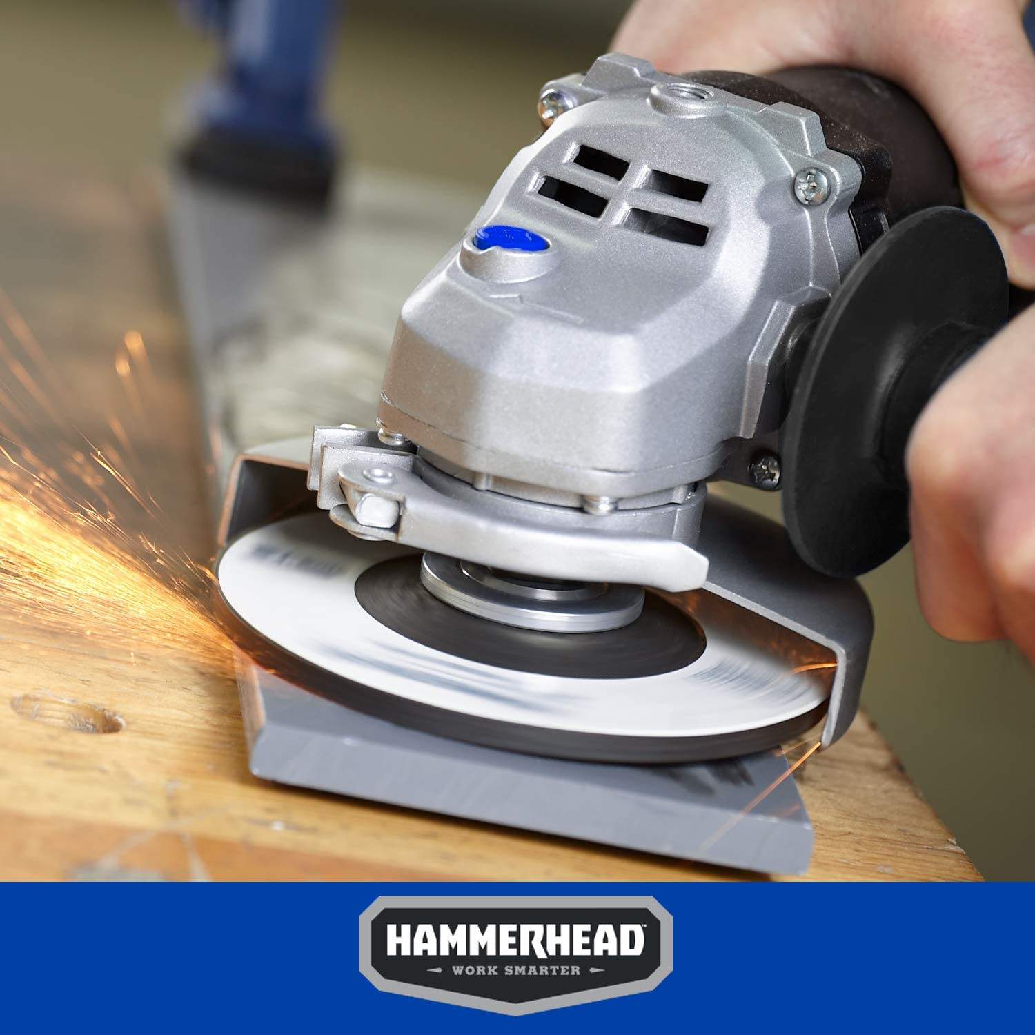 6-Amp 4-1/2 Inch Angle Grinder with 3 Pcs Grinding Wheel – HAAG060