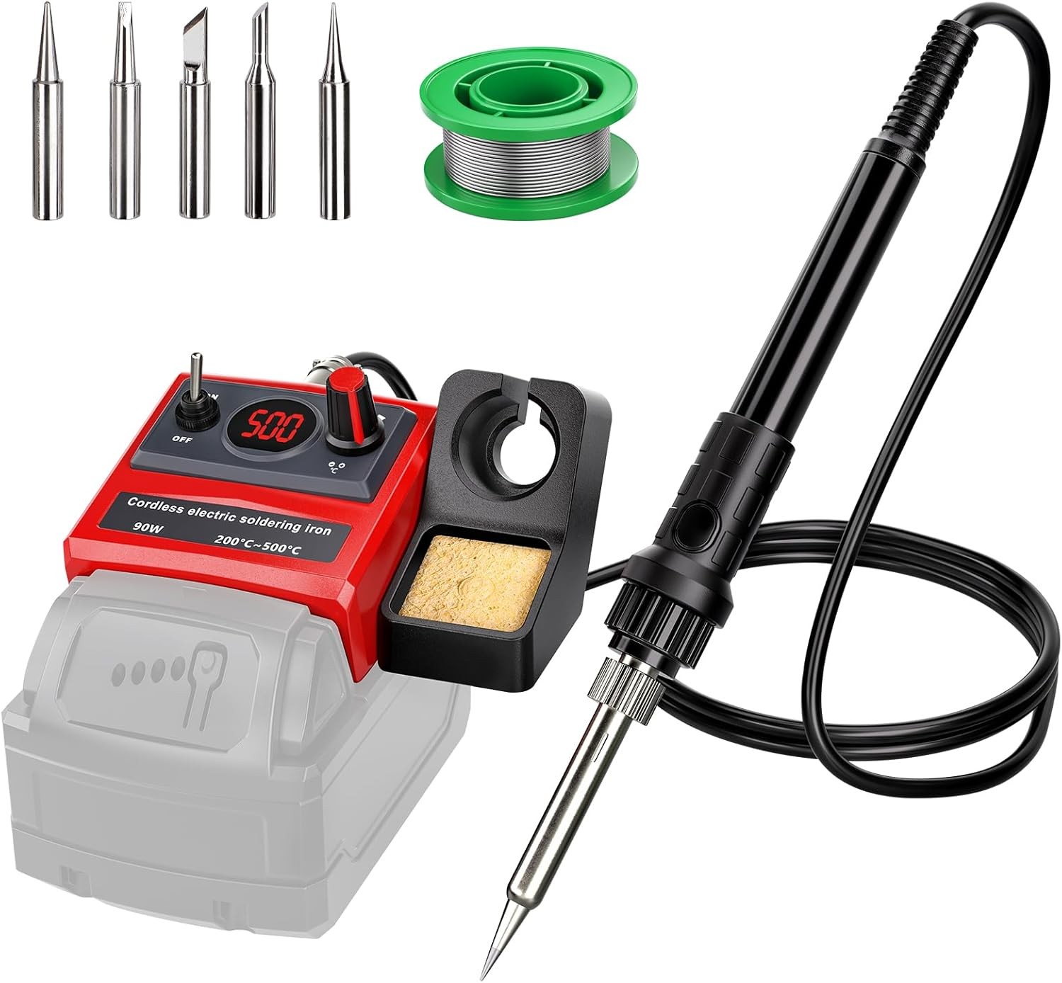Cordless Soldering Iron Kit for Milwaukee 18v Battery for any Hobby Enthusiast