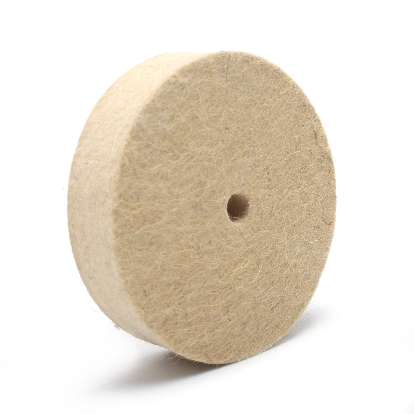 6Inch Wool Felt Polishing Wheel Buffing Pad Metal Burnishing Disc 3/8&Prime; Arbor NEW