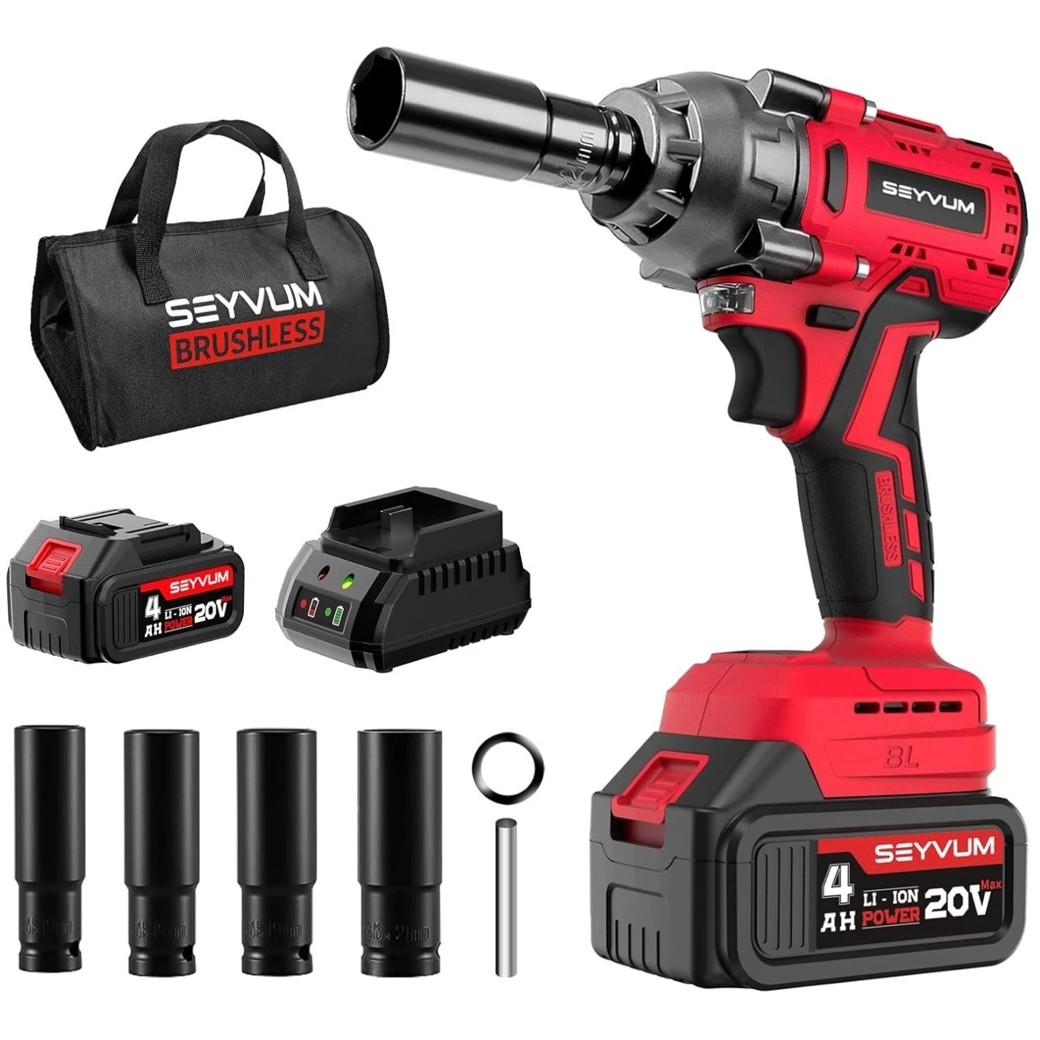 Cordless Impact Wrench 320 Ft-lbs Torque