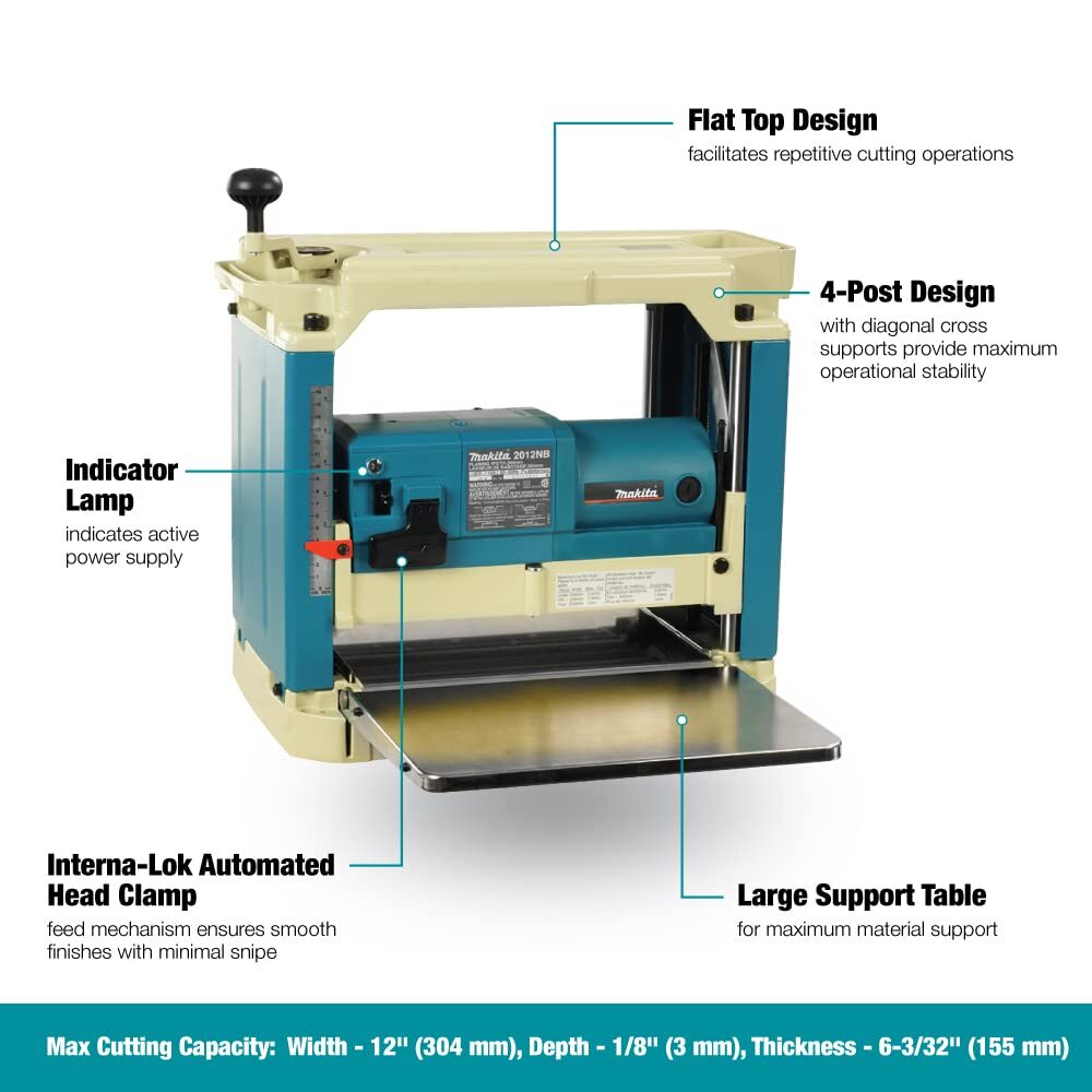 Makita Thickness Planer 304mm 2012NB New