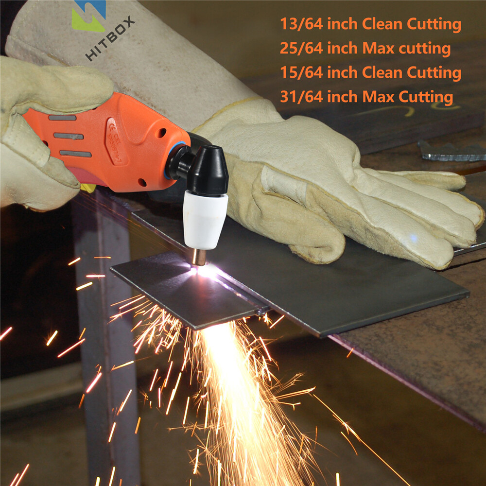 HITBOX 110V 220V Plasma Cutting Machine Air Plasma Cutter IGBT Inverter with 55A