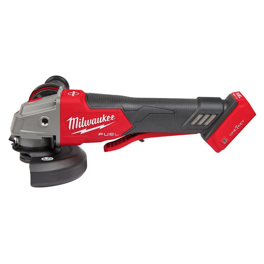 Milwaukee M18 Fuel 4 1/2 » / 5 » Braking Grinder Paddle Switch No Lock Bare Tool