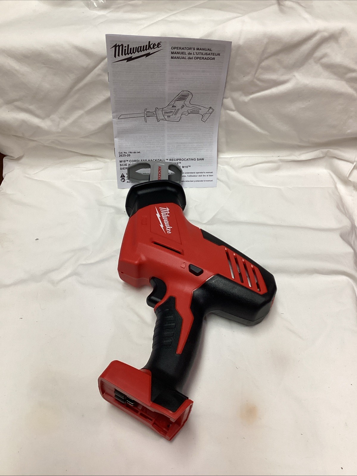 NEW Milwaukee M18 HACKZALL 2625-20 Li-Ion Brushed Reciprocating Saw Tool Only