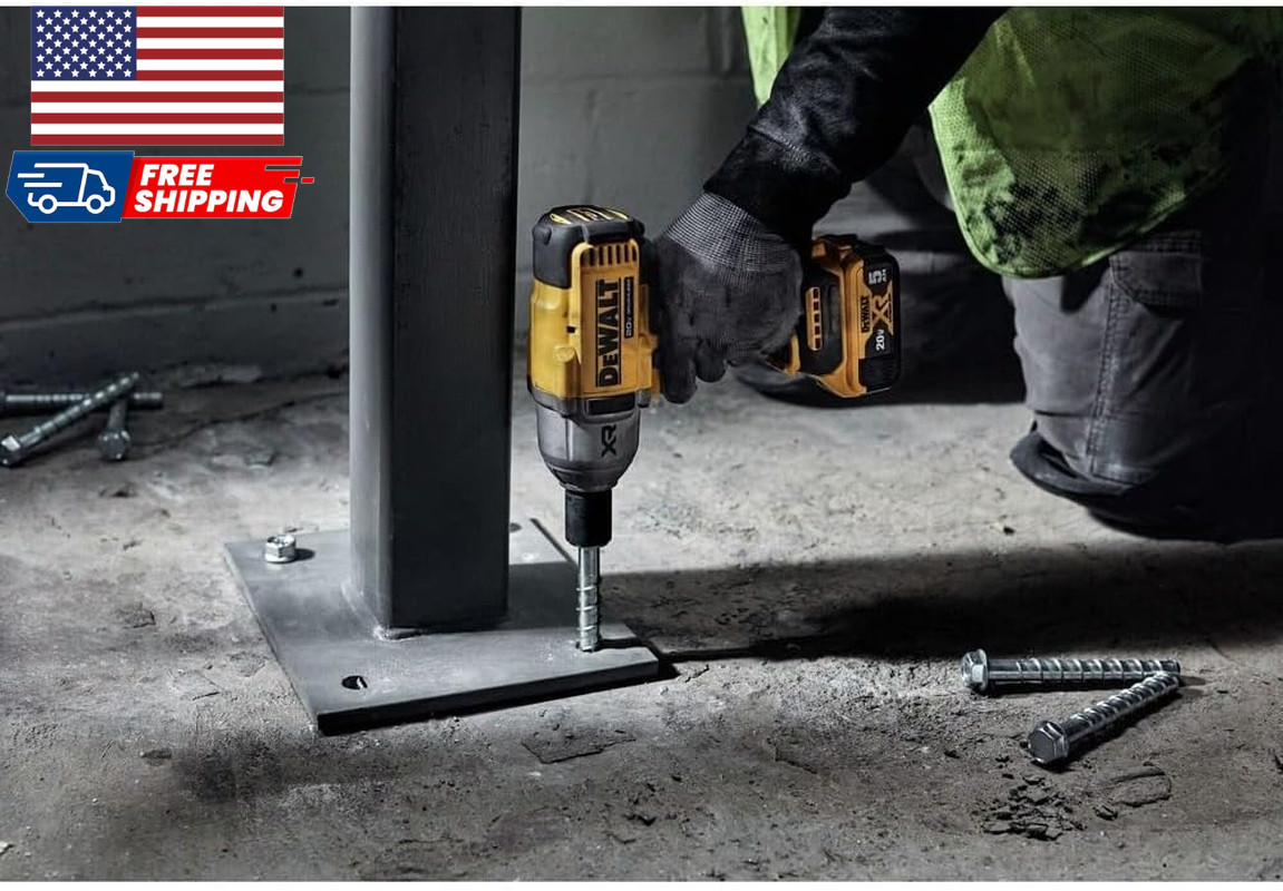 20V MAX Cordless Impact Wrench 1/2 Impact Gun High Torque with Hog Ring Tool Onl