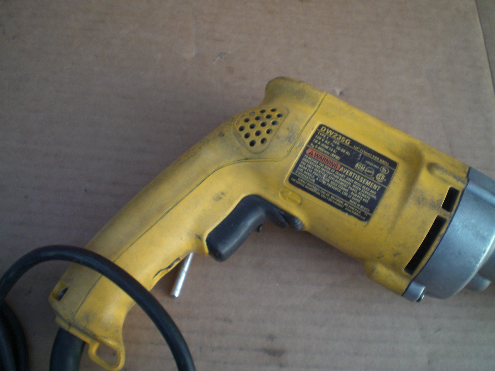 DeWALT DW235G 1/2 in. Corded Drill No Handle