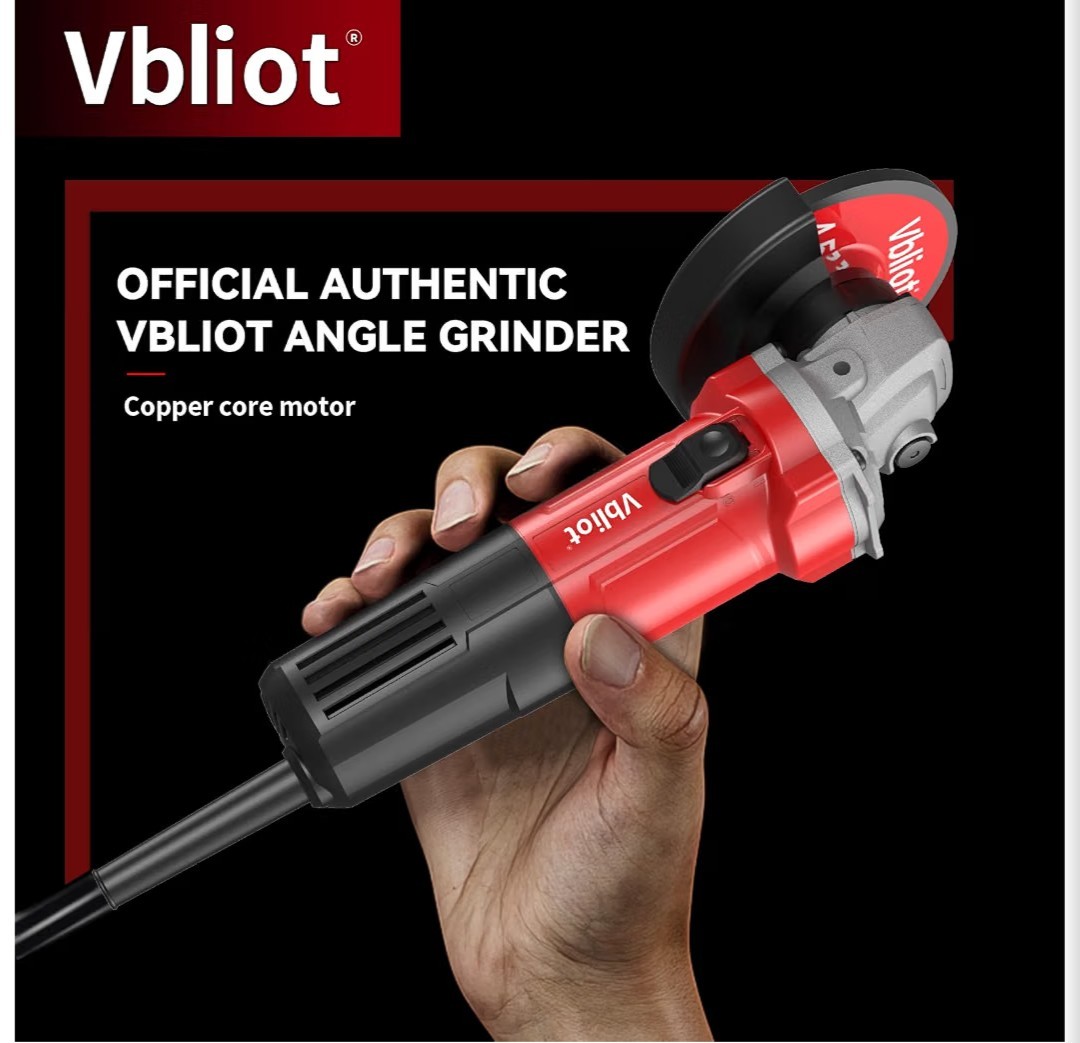 ELECTRIC ANGLE GRINDER TOOL 6A 4-1/2 INCH WITH 360 ROTATIONAL GUARD 11000RPM