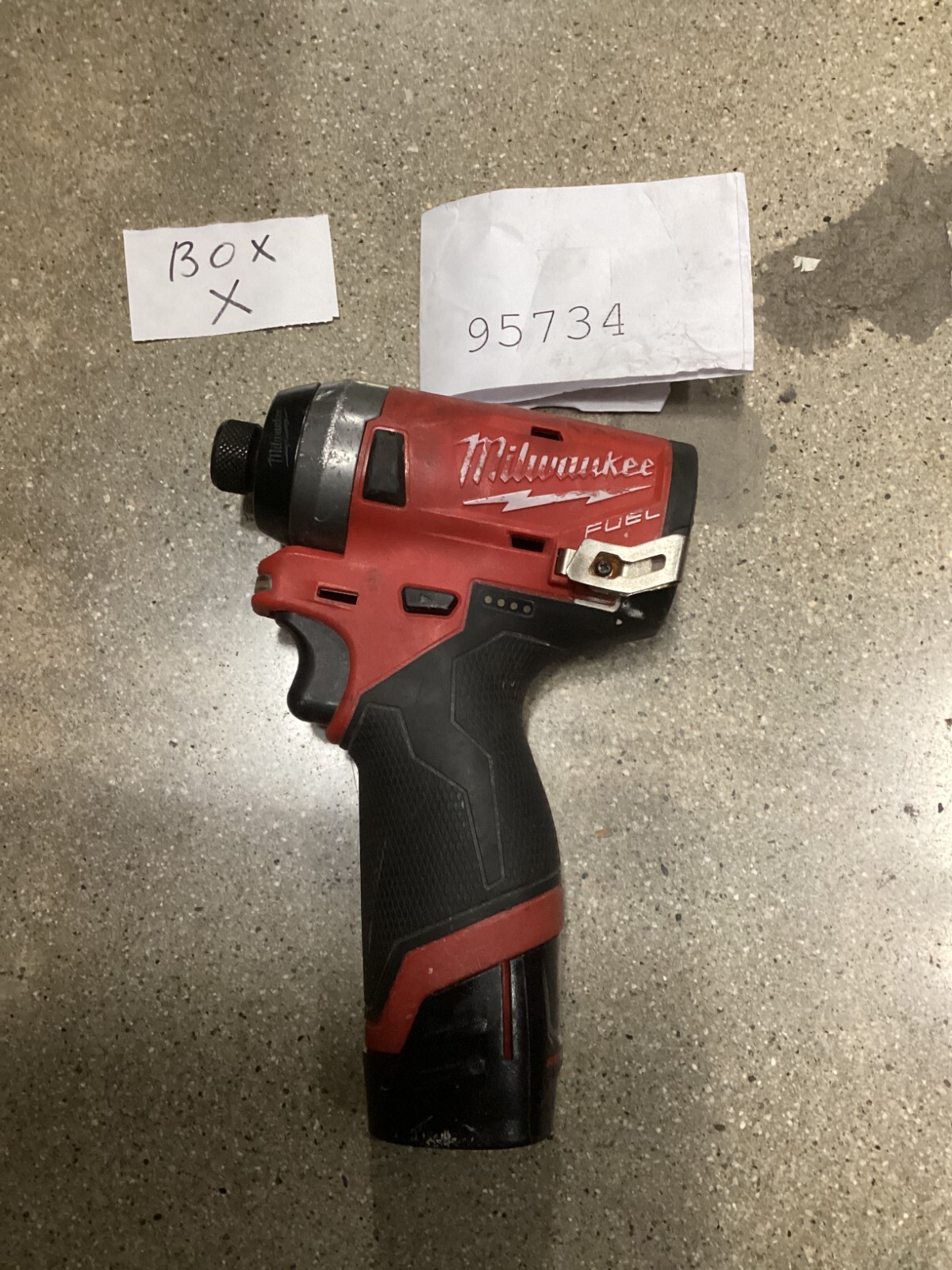 Milwaukee 2553-20 M12 Fuel 1/4&Prime; Hex Impact Driver Cordless 3300 RPM 12V – Red