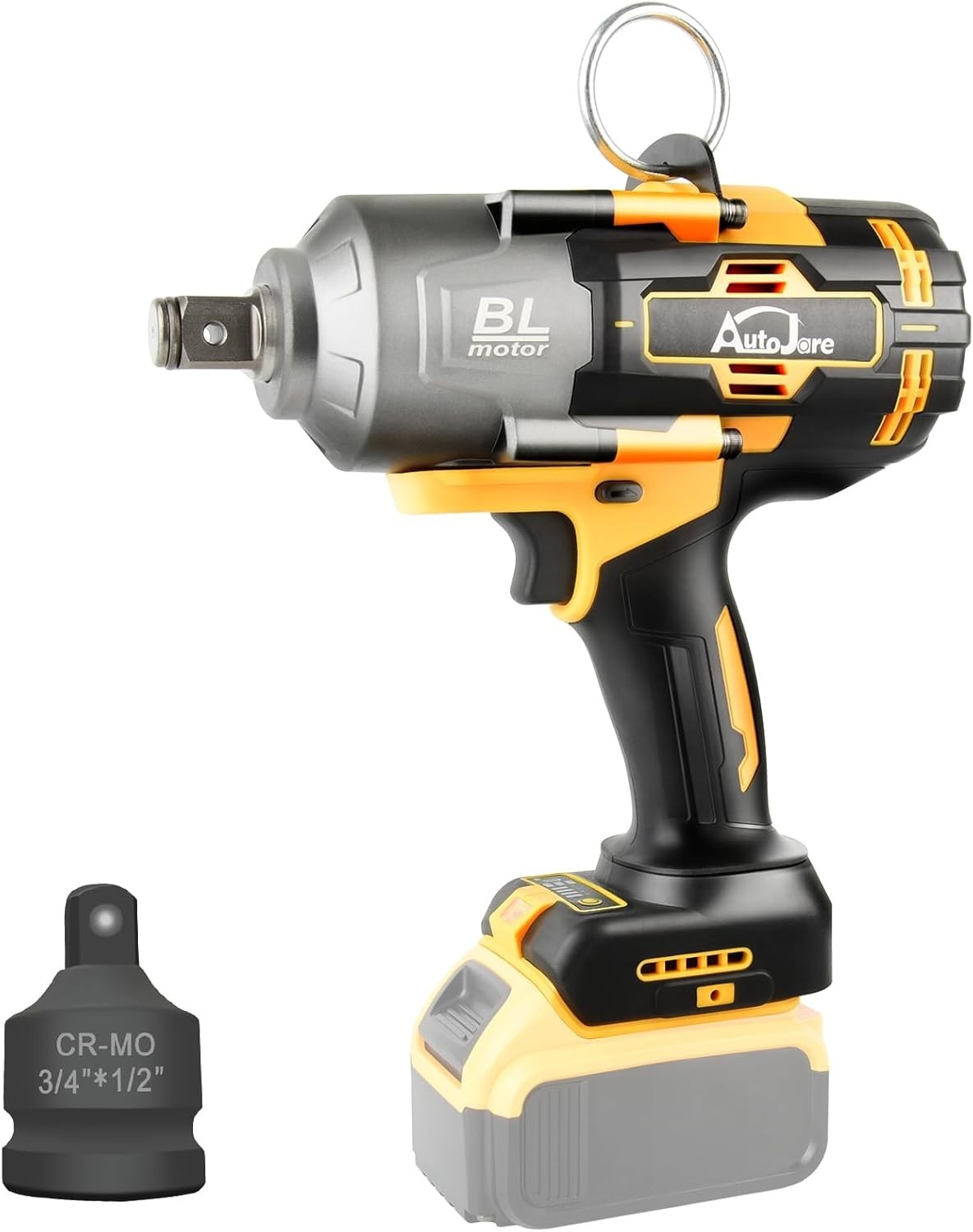 Cordless Impact Wrench 3/4&Prime; Compatible with Dewalt 20V Battery 1475 Ft-lbs (2000