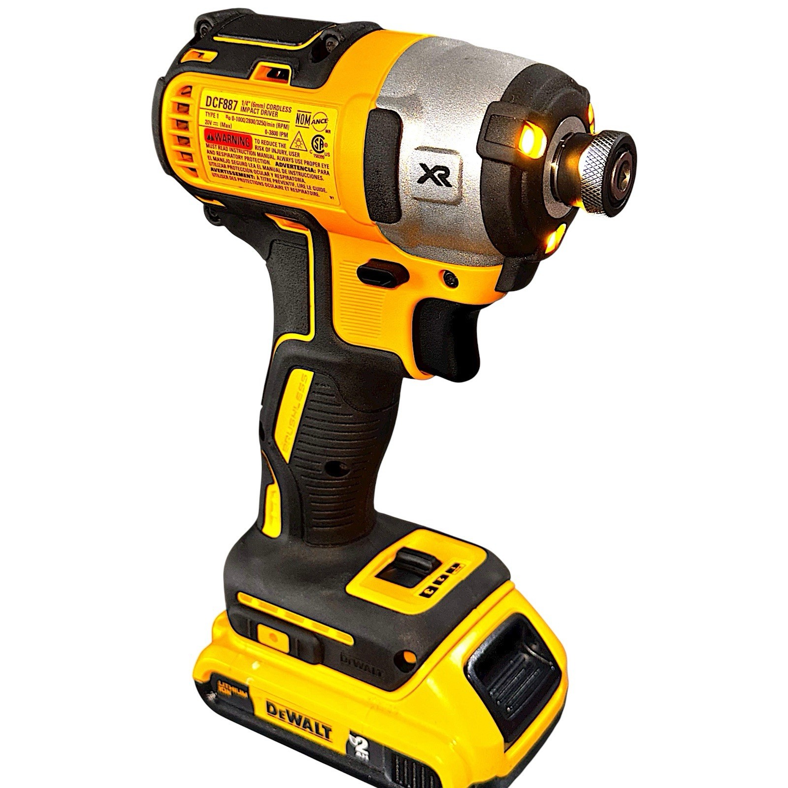 Dewalt DCF887 20V 3-Speed 1/4 in. Impact Driver w/ Battery & Battery Charger
