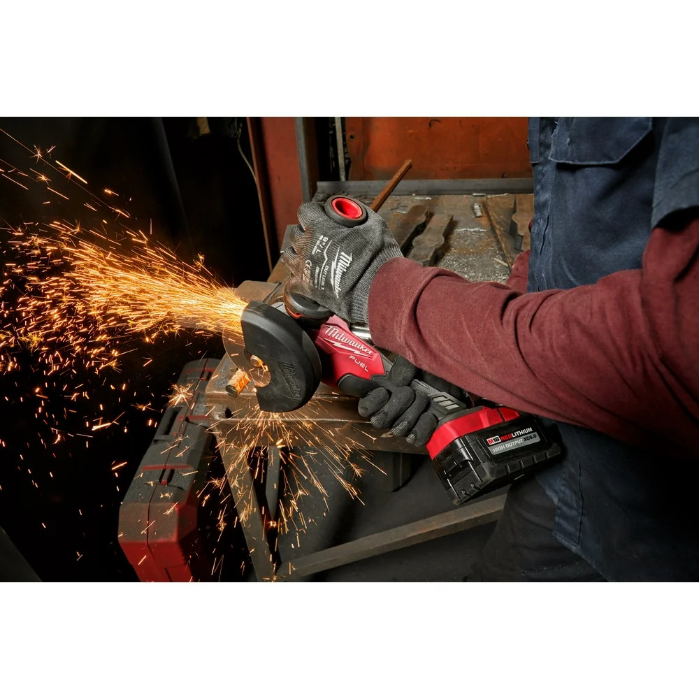 Milwaukee 2889-20 M18 FUEL 18V Variable Speed Braking Slide Grinder – Bare Tool