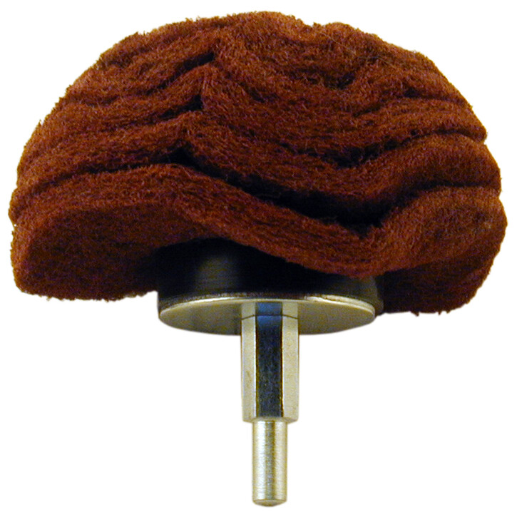 Mushroom Scuff Pad, 4&Prime;- Paint, Rust, Oxidation Removal