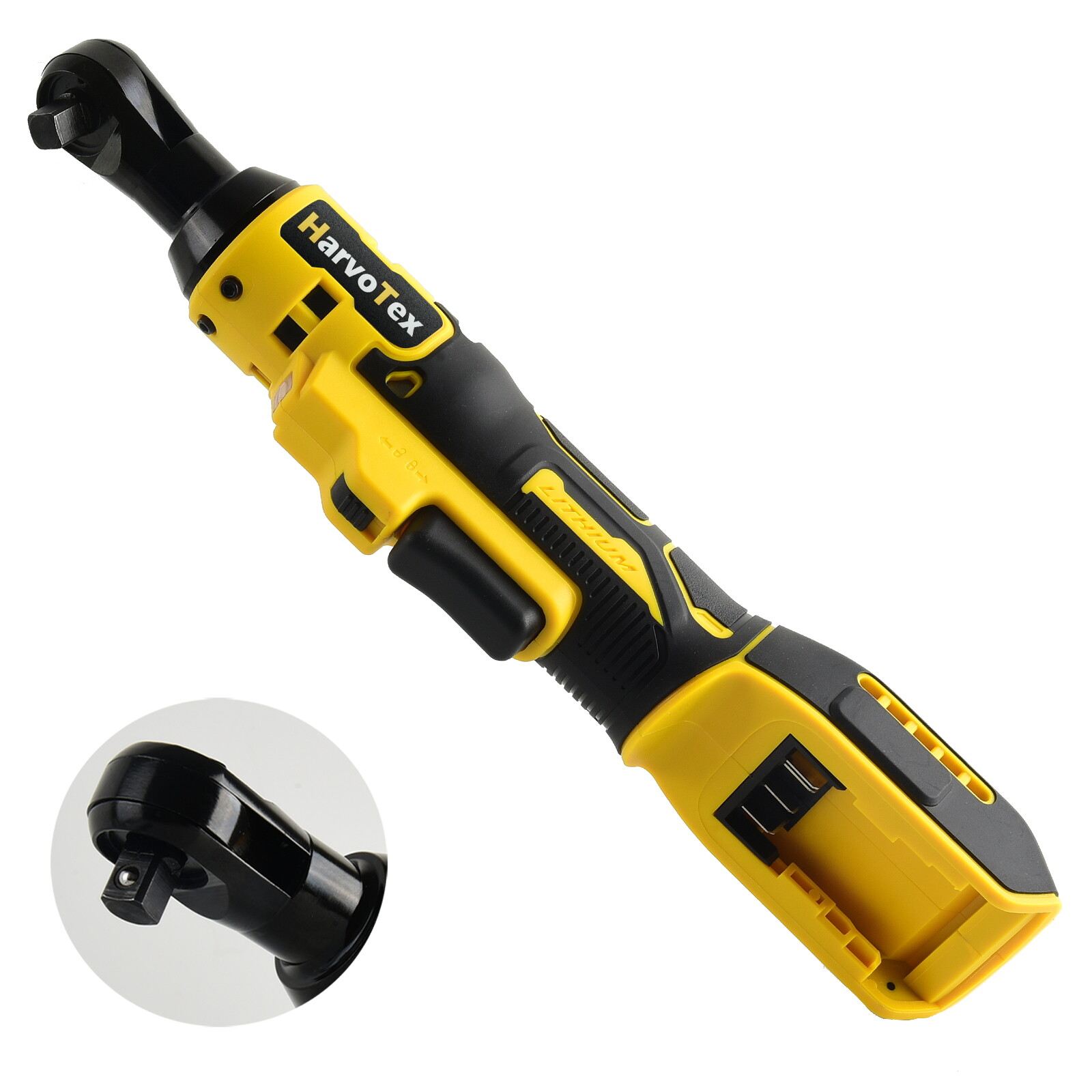 Cordless Ratchet Wrench Compatible DEWALT 20V MAX Battery 3/8&Prime; & 1/4&Prime; 65 Ft-lbs