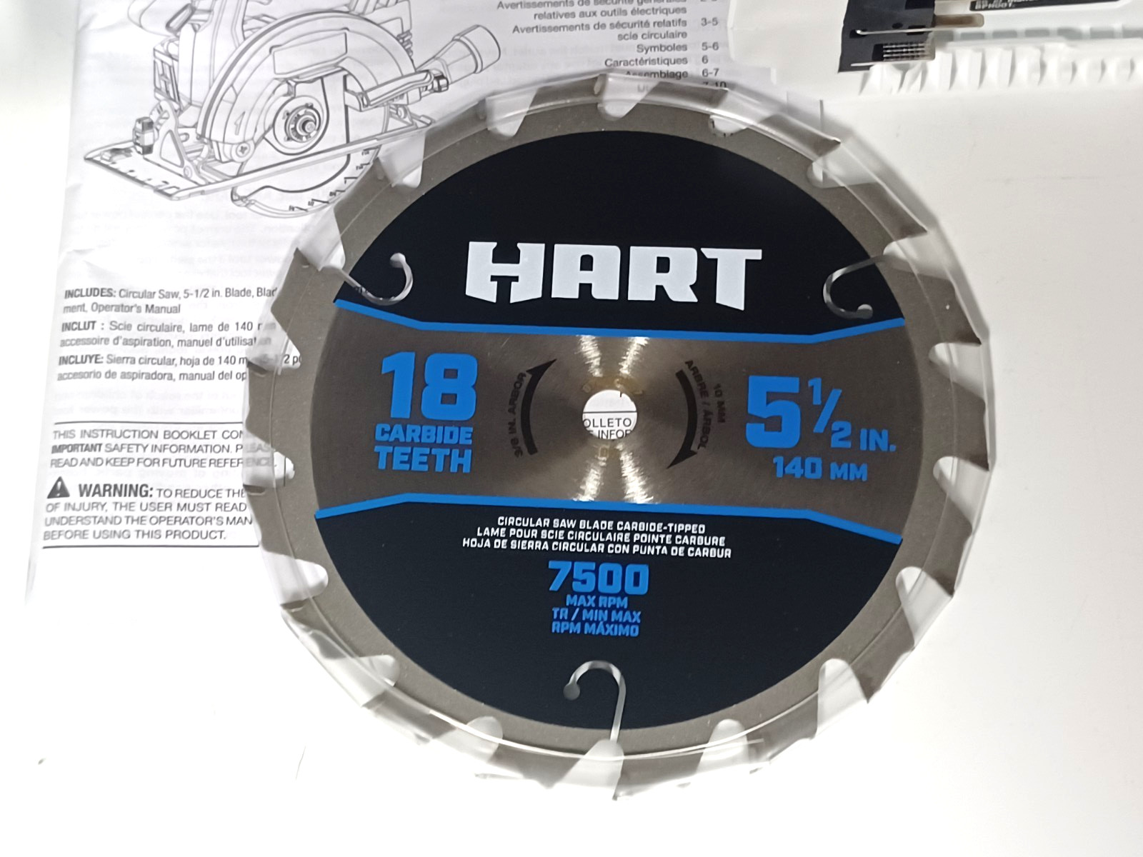 NEW Hart 20v HPCS02 5 1/2&Prime; Circular Saw & HPDD02 1/2&Prime; Drill Driver Tools Only