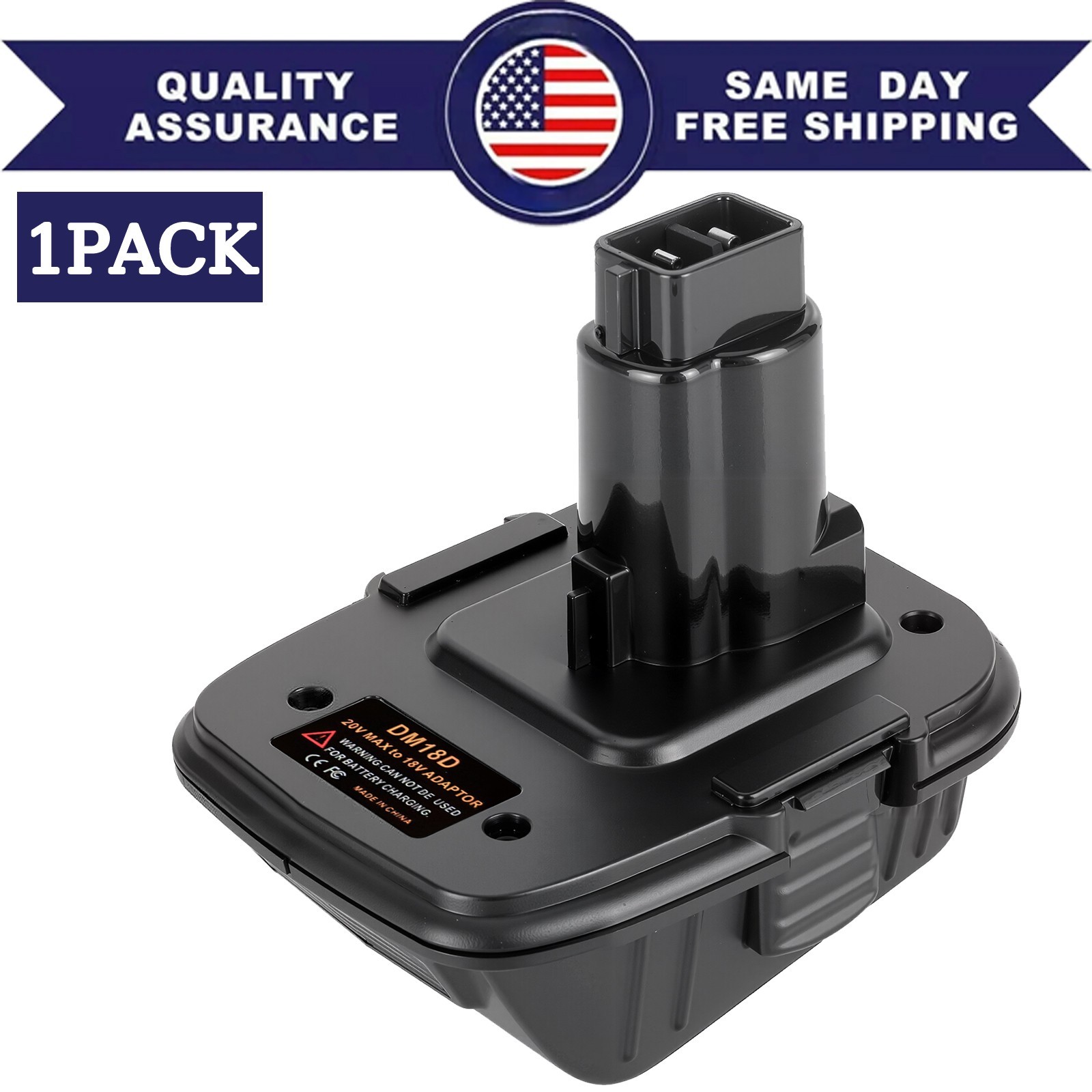 Battery Adapter Converter for Dewalt 20V Milwaukee 18V to Dewalt 18V Tool DM18D