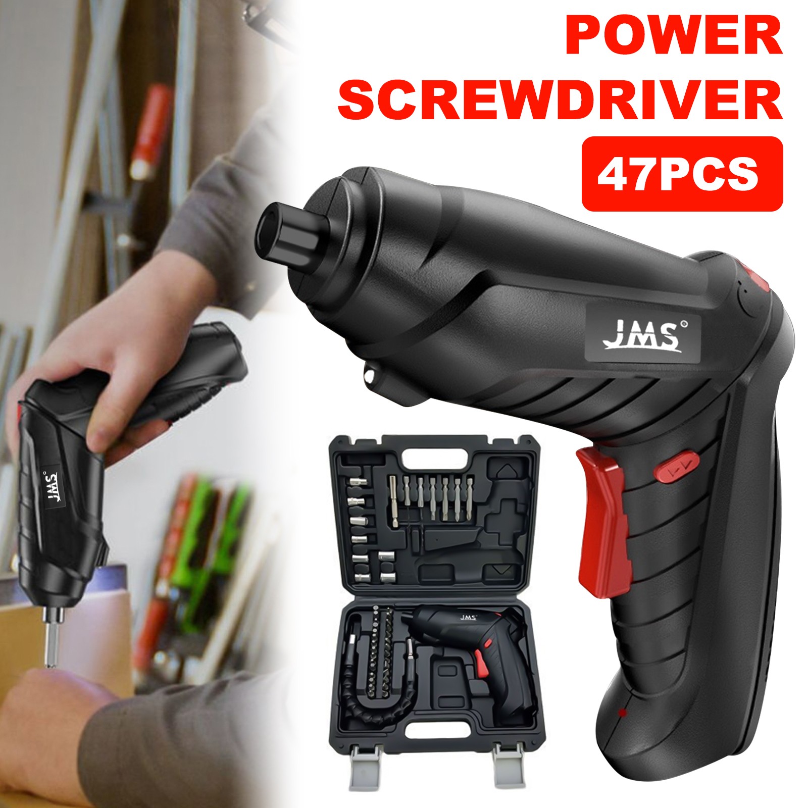 3.6V Electric Screwdriver Set 1500mAh Battery Powered Portable Cordless Electric