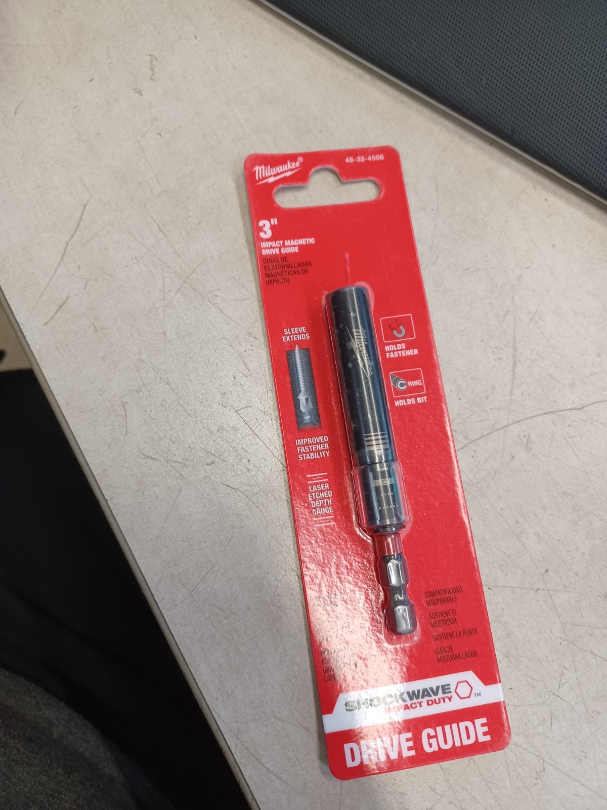 Milwaukee 48-32-4508 3&Prime; Impact Magnetic Driver Guide Shockwave Impact Duty