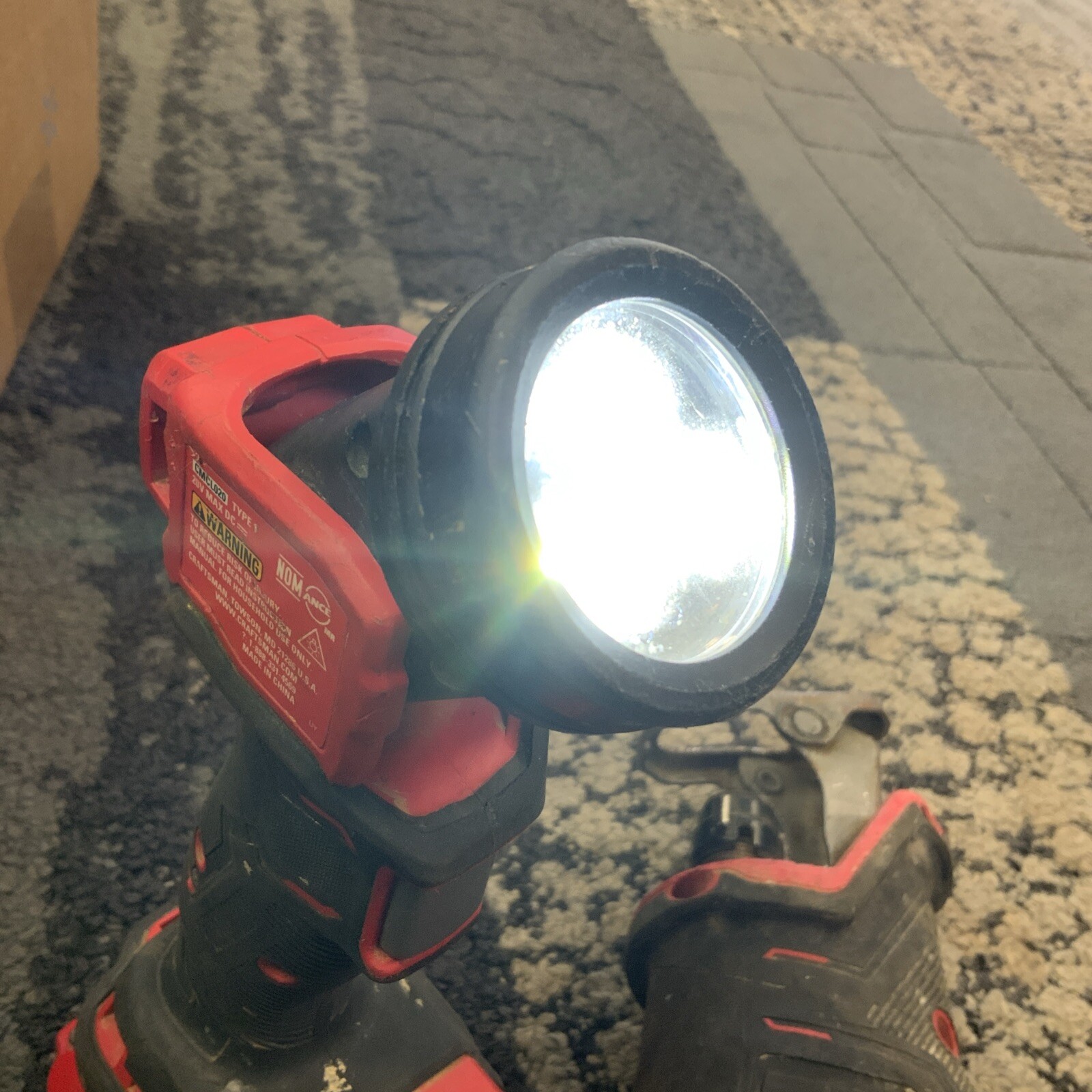 Craftsman CMCS300 20V Max Reciprocating Saw Tool & Led 20w Work Light