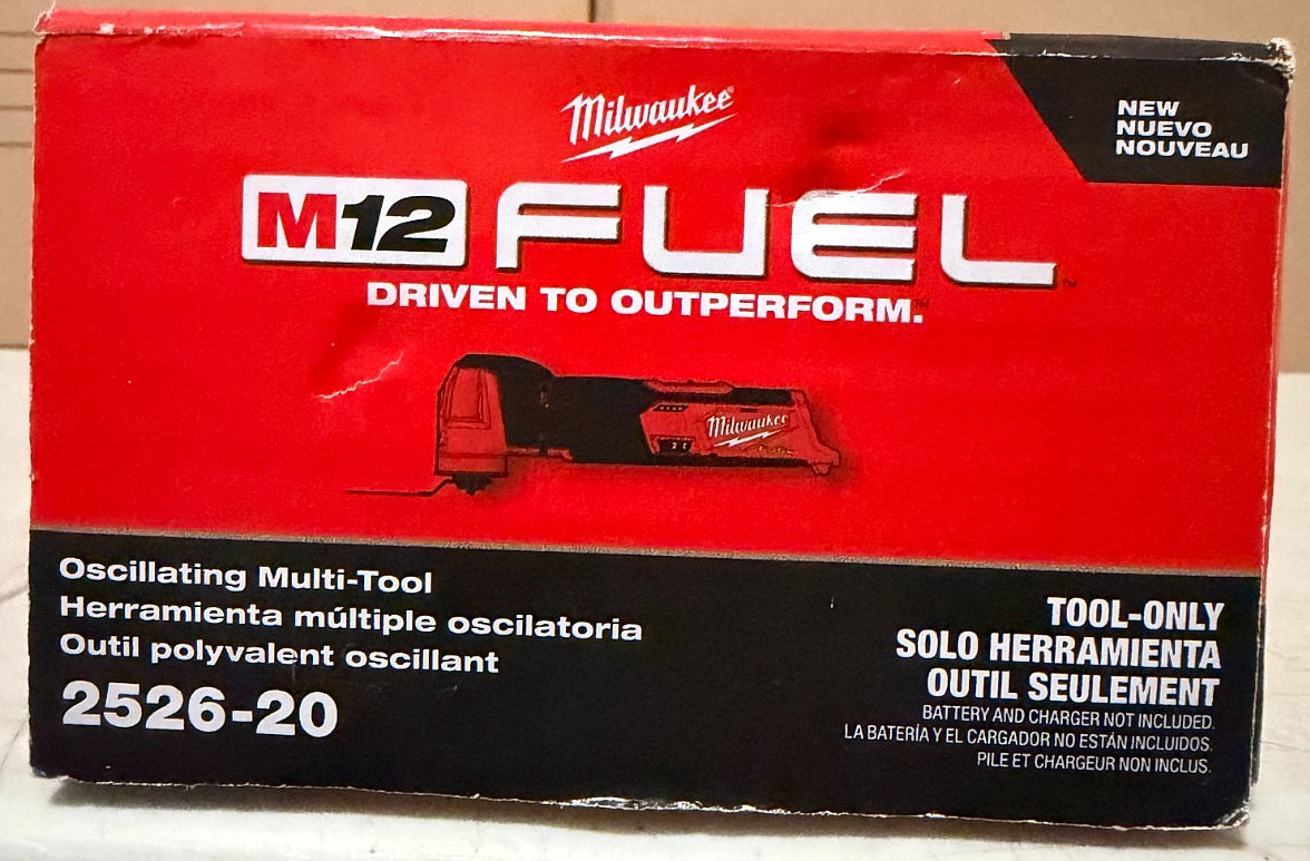Milwaukee 2526-20 M12 Oscillating Multi Tool New In Box