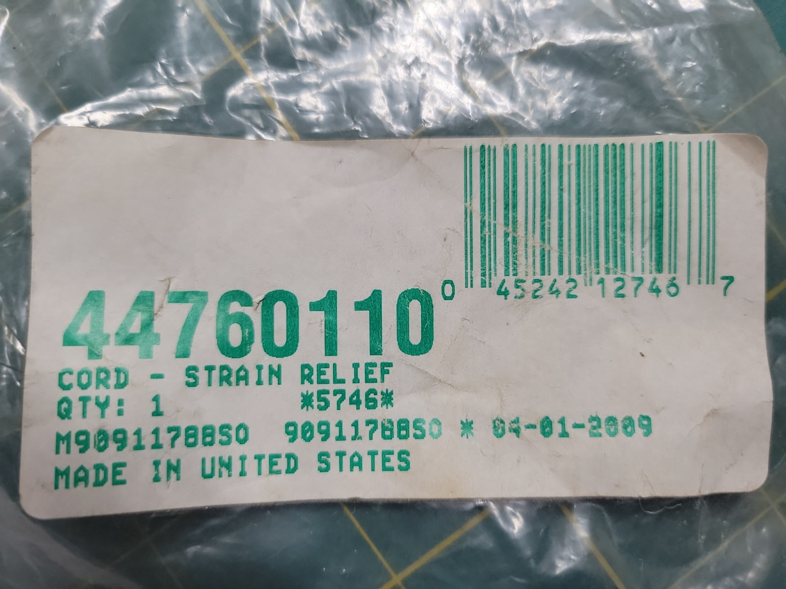 Power Tool Power Cord Strain Relief 44760110