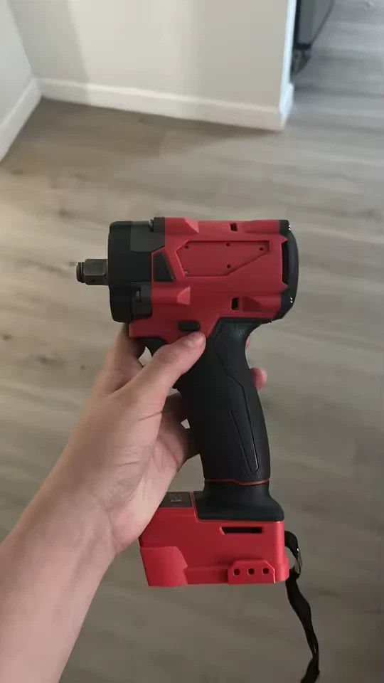 Brushless Cordless 1/2&Prime; Impact Wrench 500N.m Electric Driver Fits Milwaukee 18V