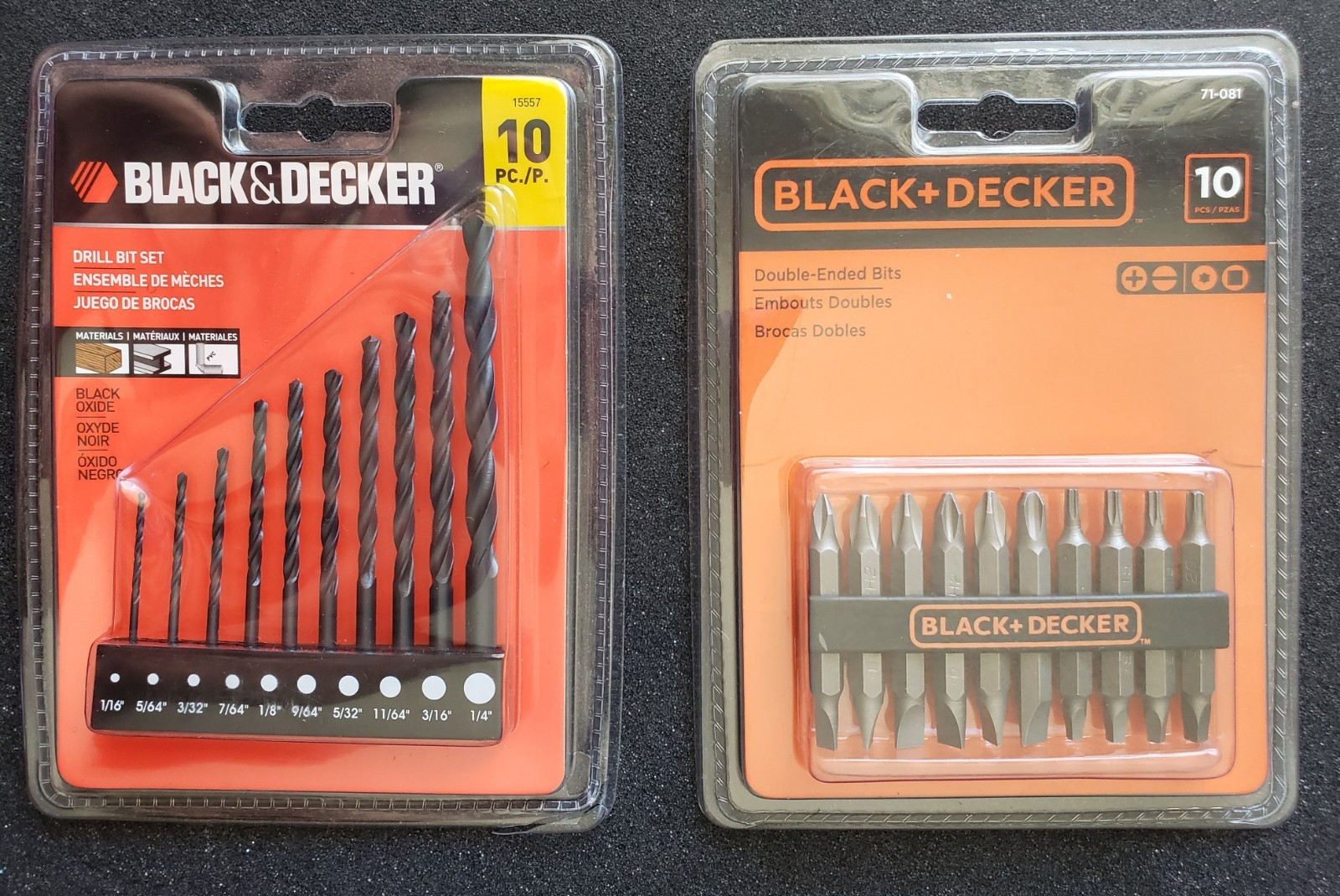 BLACK+DECKER LDX120 20V Max Lithium-Ion Cordless 3/8 inch W/New Bits & Hard Case