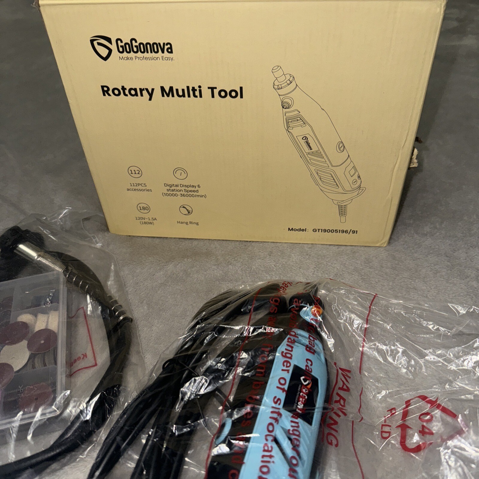 Rotary Tool GoGonova Power Rotary Multi Tool